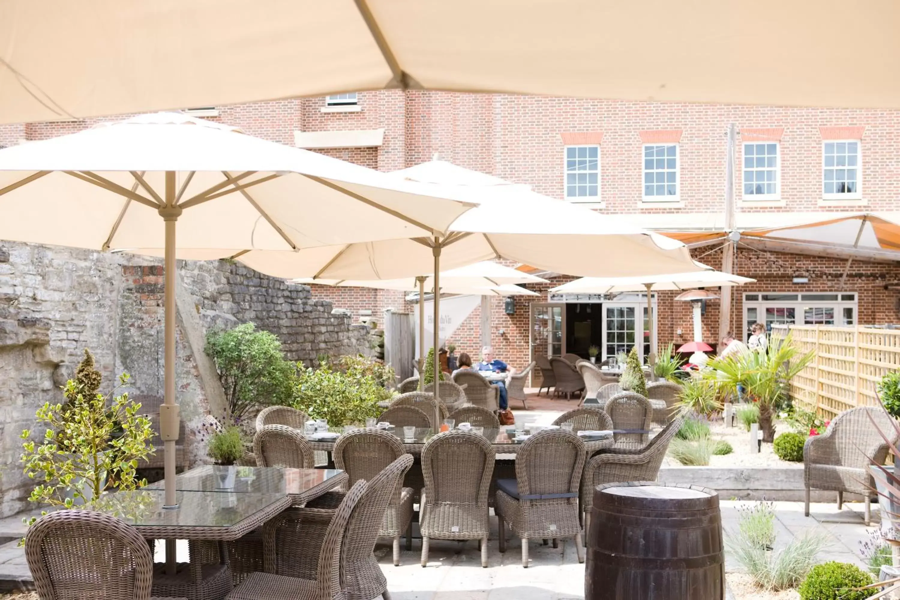 Balcony/Terrace, Restaurant/Places to Eat in Hotel Du Vin Poole