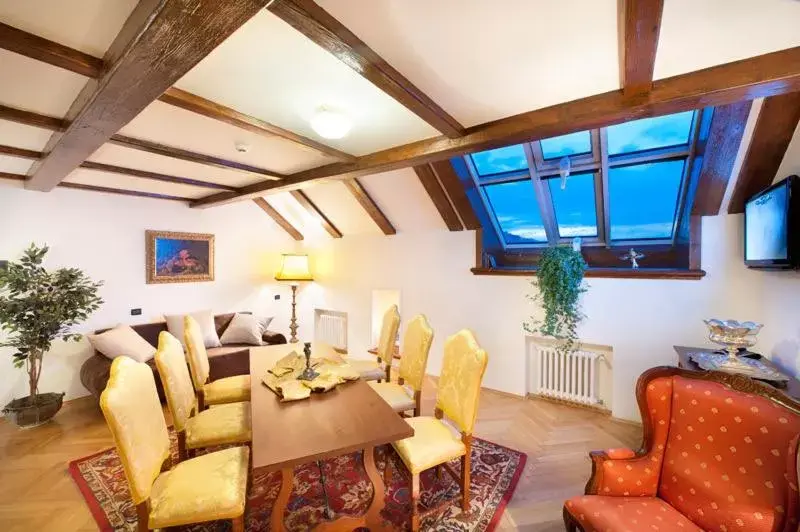 Living room, Seating Area in Charles Bridge Palace