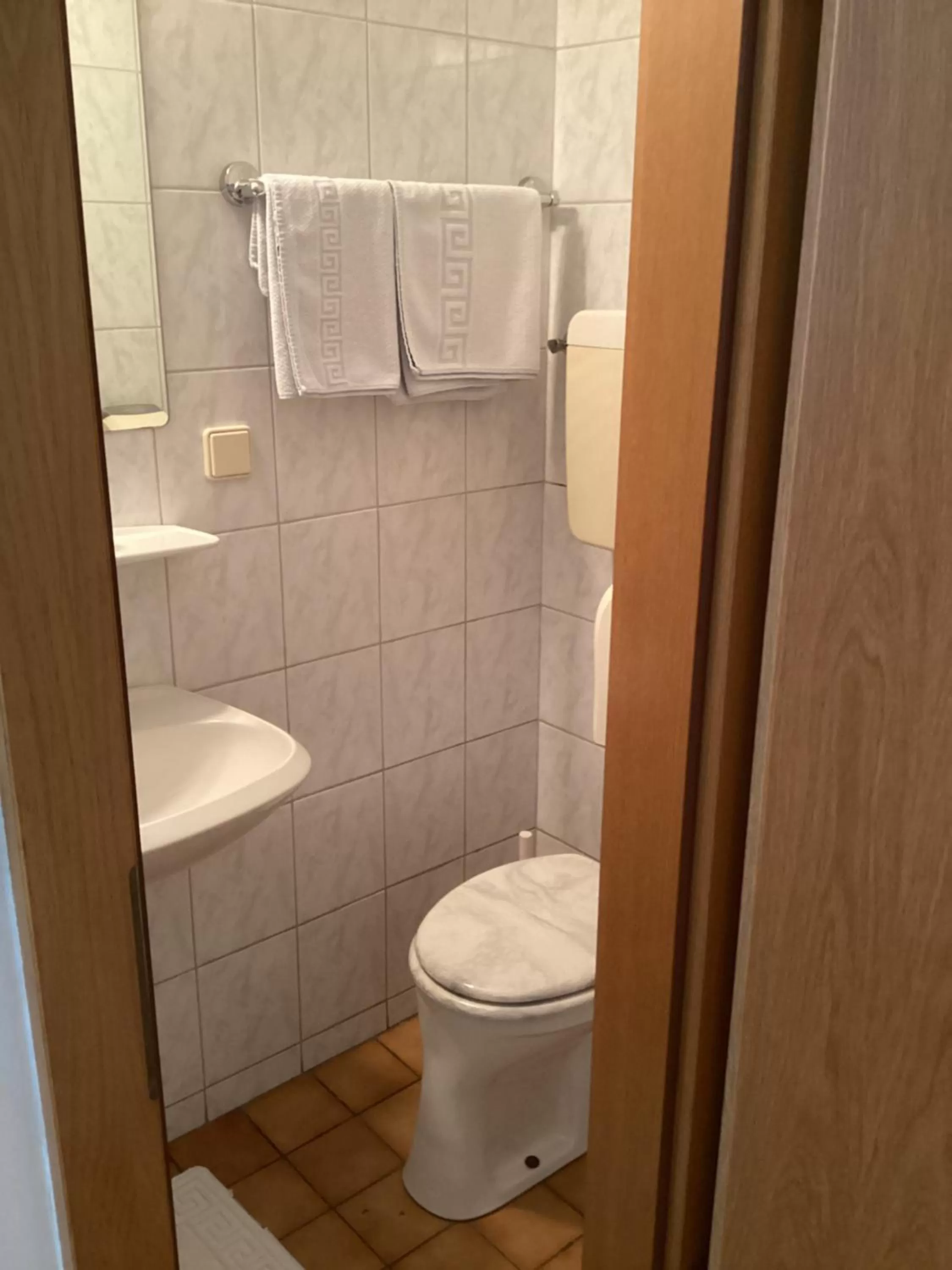 Bathroom in Hotel Pribitzer