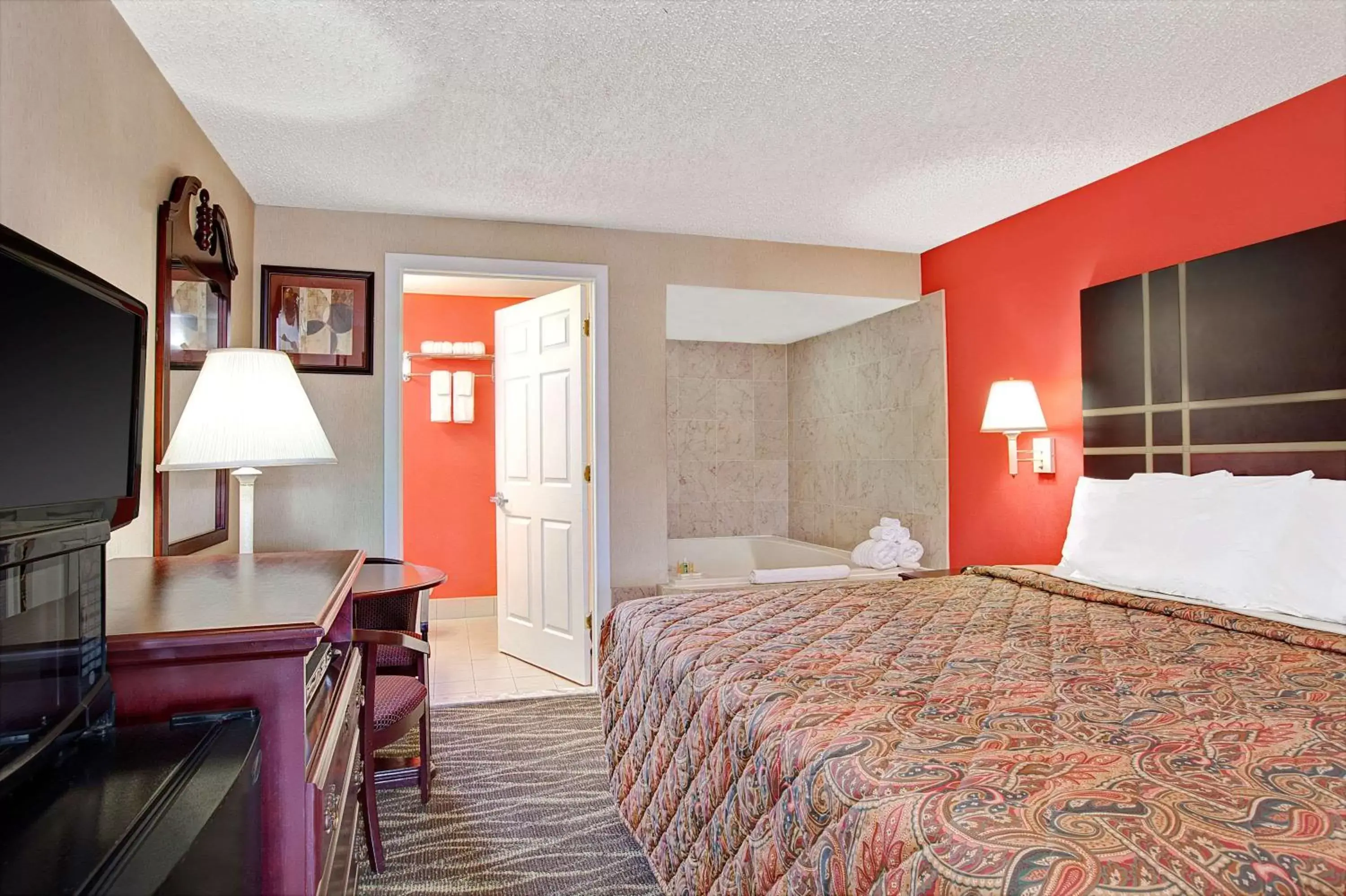 Photo of the whole room, Bed in Days Inn by Wyndham Ridgefield NJ