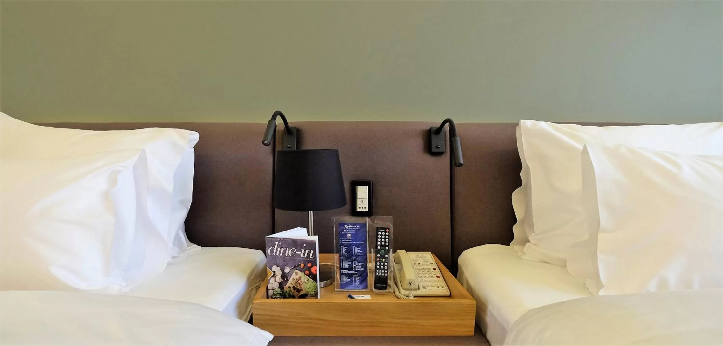 Decorative detail, Bed in Radisson Blu Hotel, Beirut Verdun