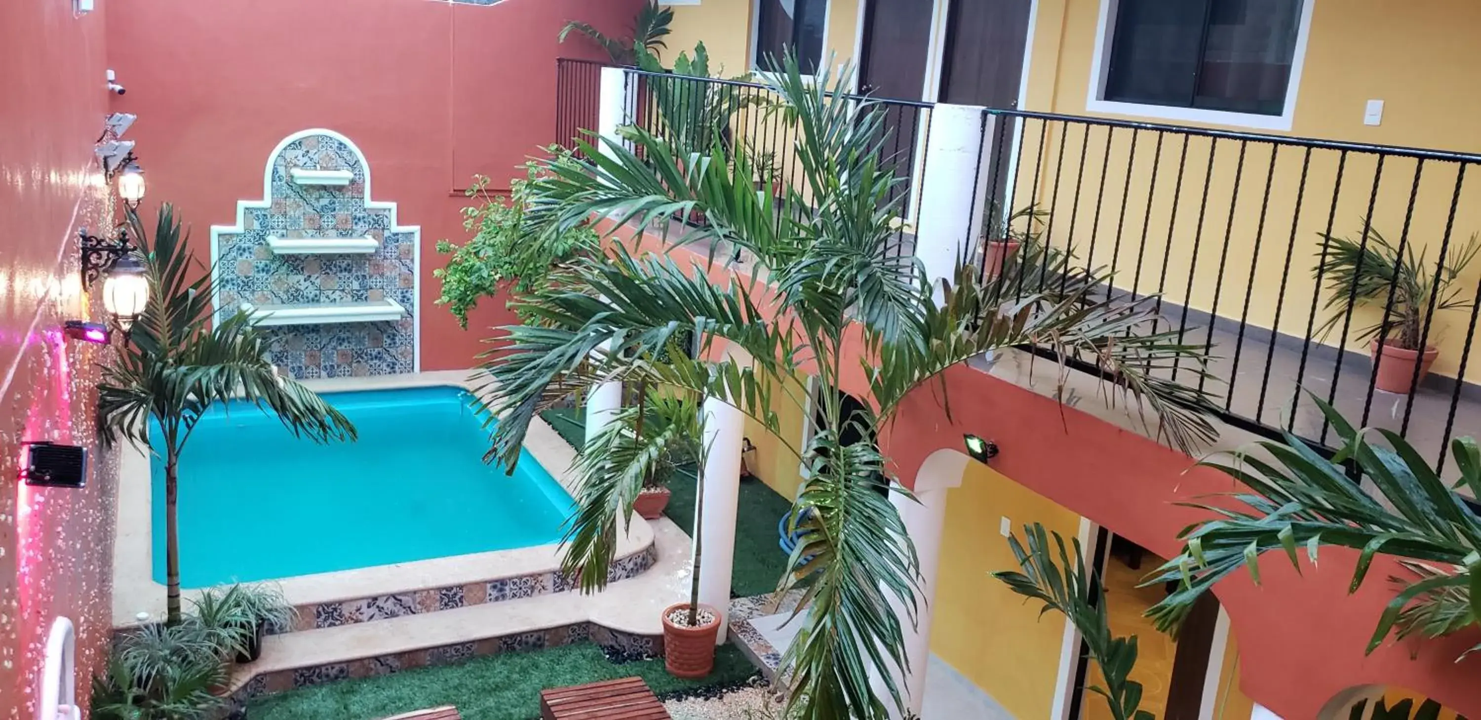 Swimming pool, Pool View in hotel peregrina