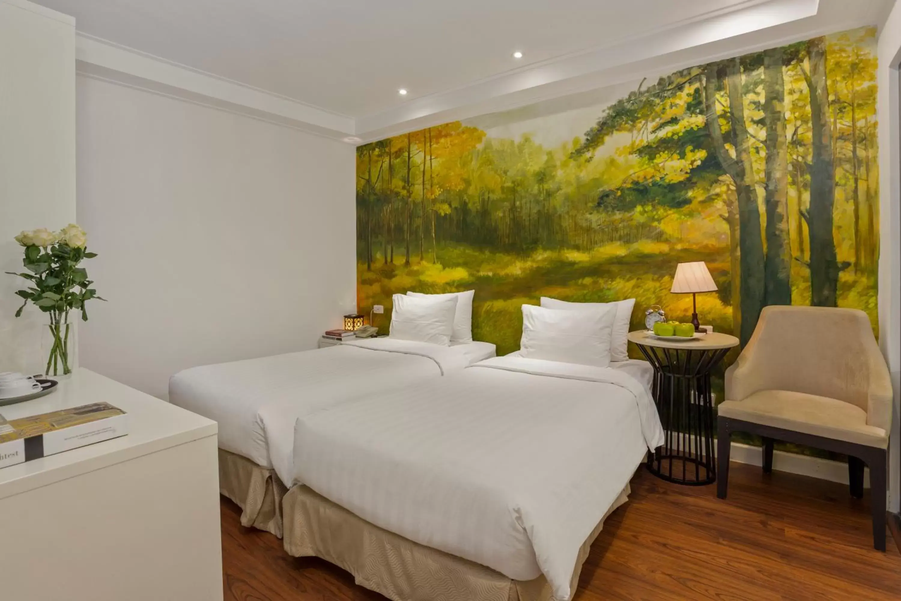 Bedroom, Bed in Hanoi La Selva Hotel