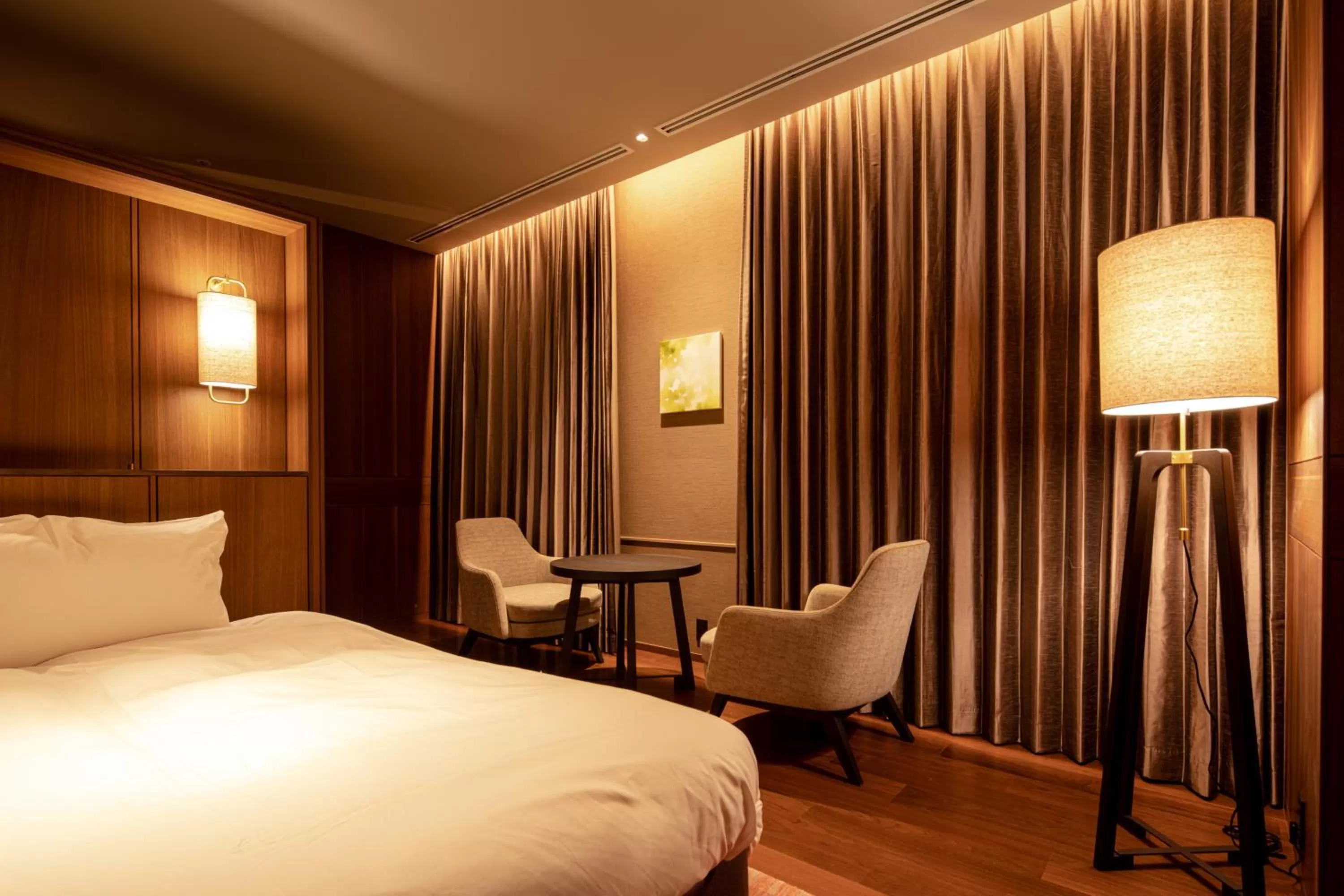 Photo of the whole room, Bed in THE BASICS FUKUOKA