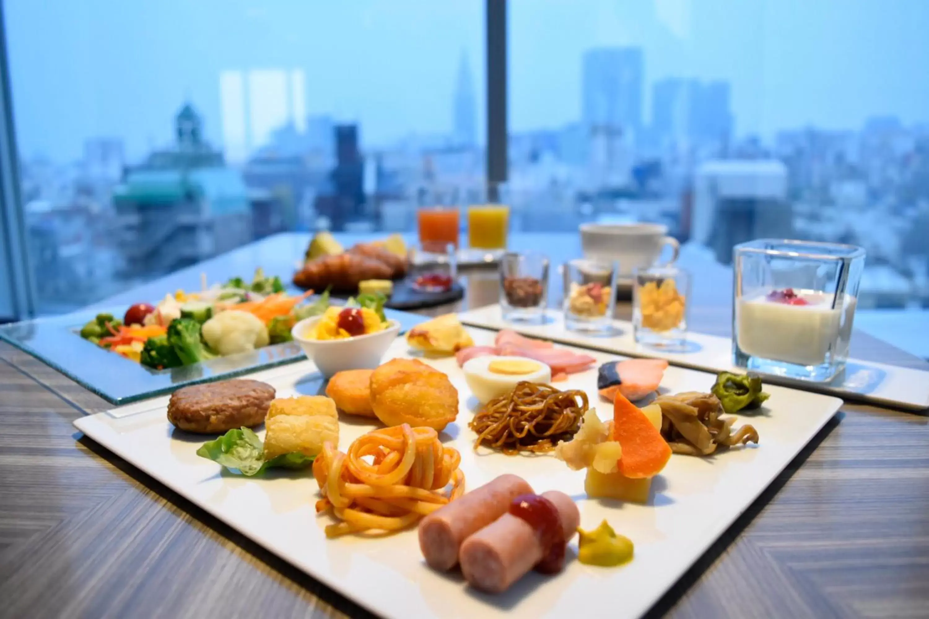 Buffet breakfast in Shinjuku Granbell Hotel