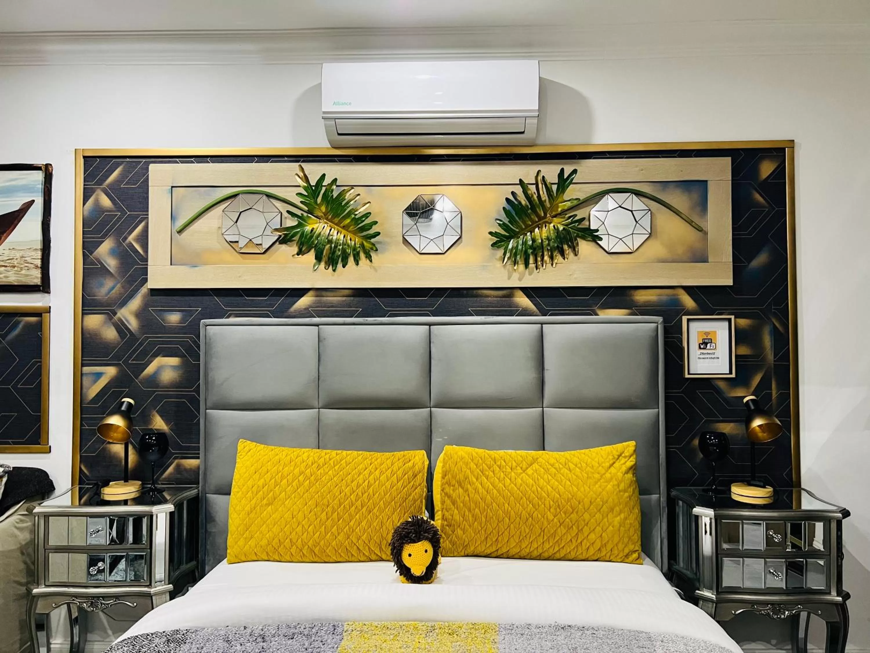 Bed in 24 On Basil Inventive suites