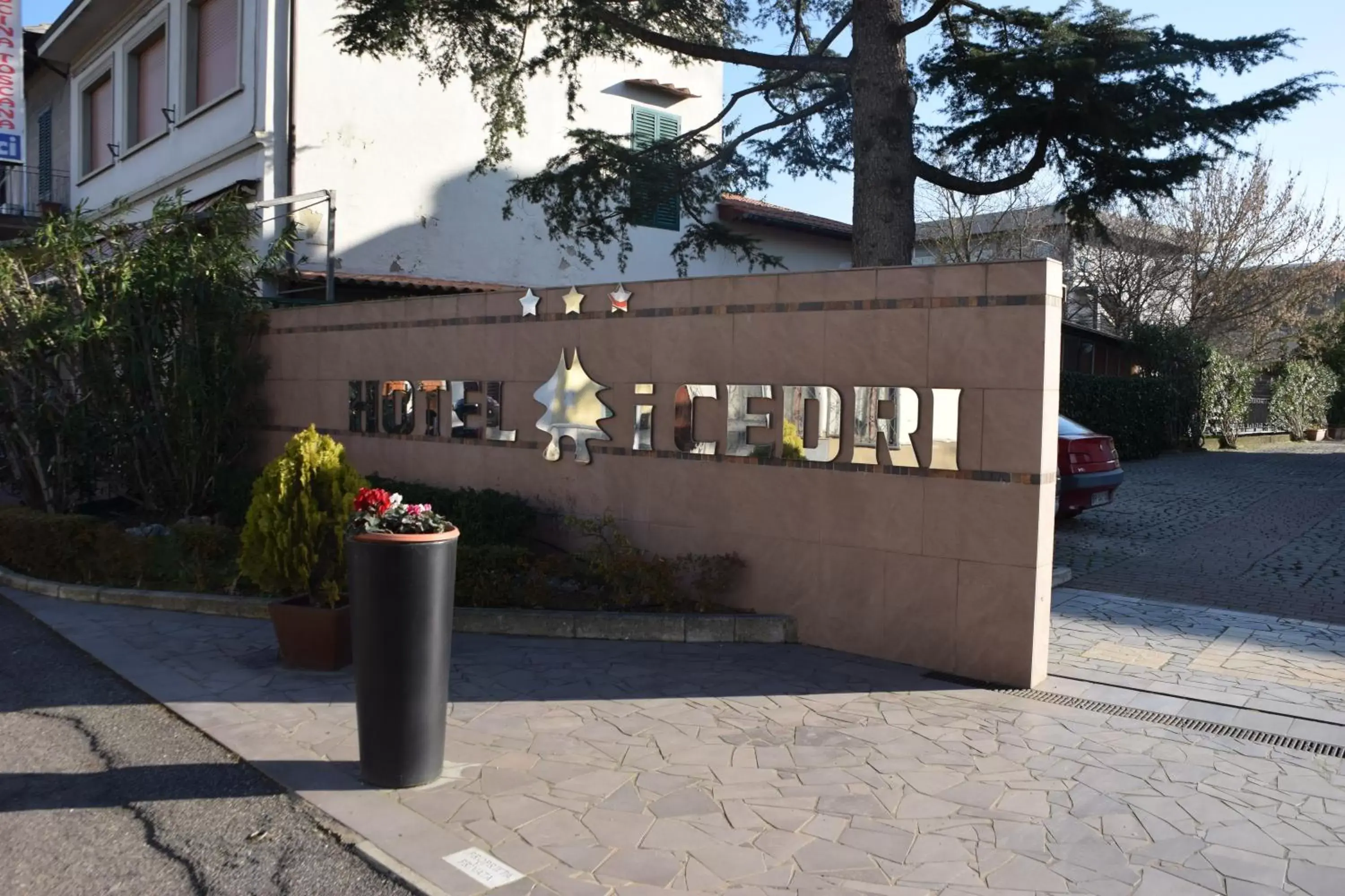 Facade/entrance in Hotel I Cedri