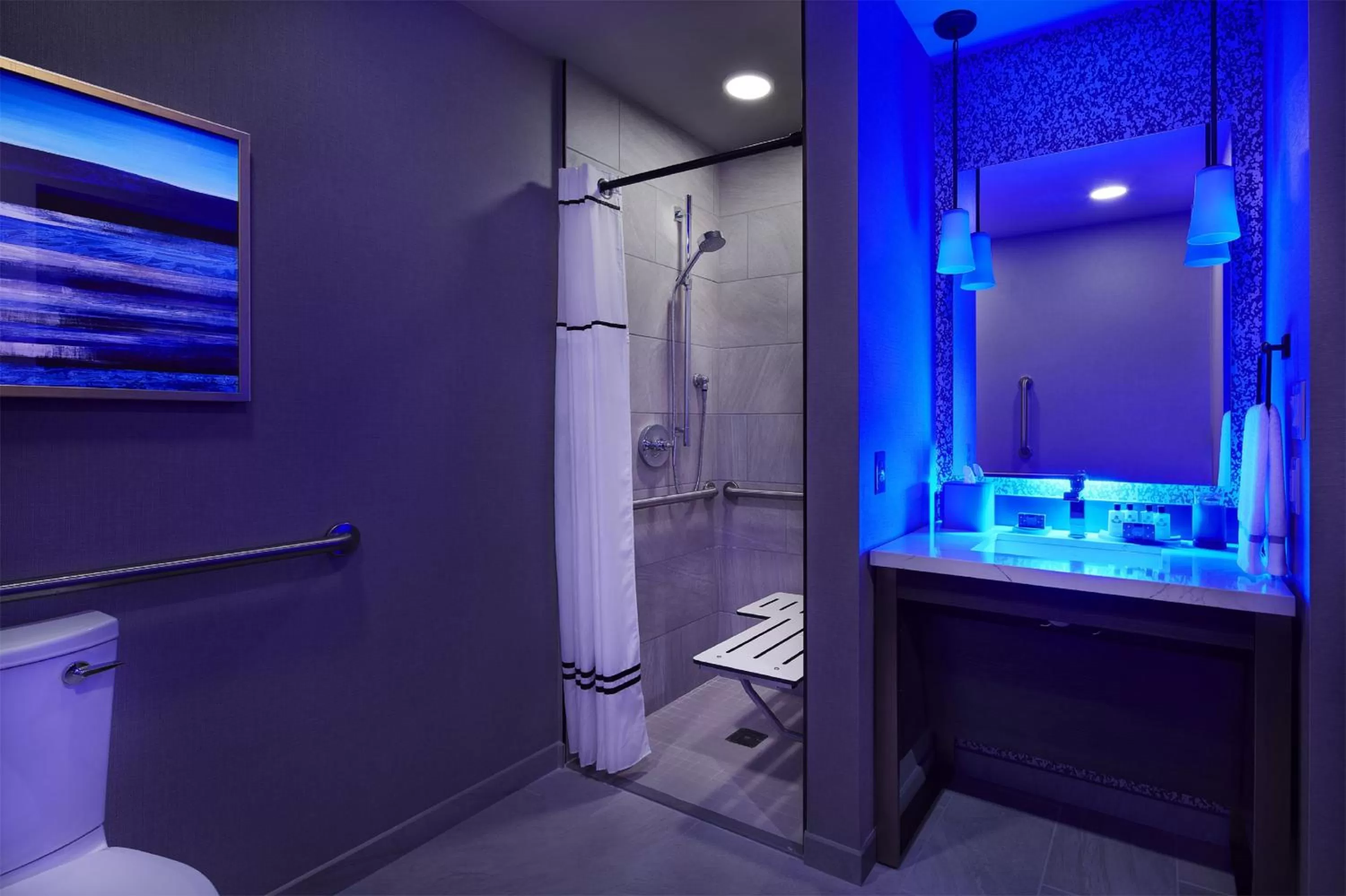 Bathroom in InterContinental Minneapolis - St. Paul Airport by IHG