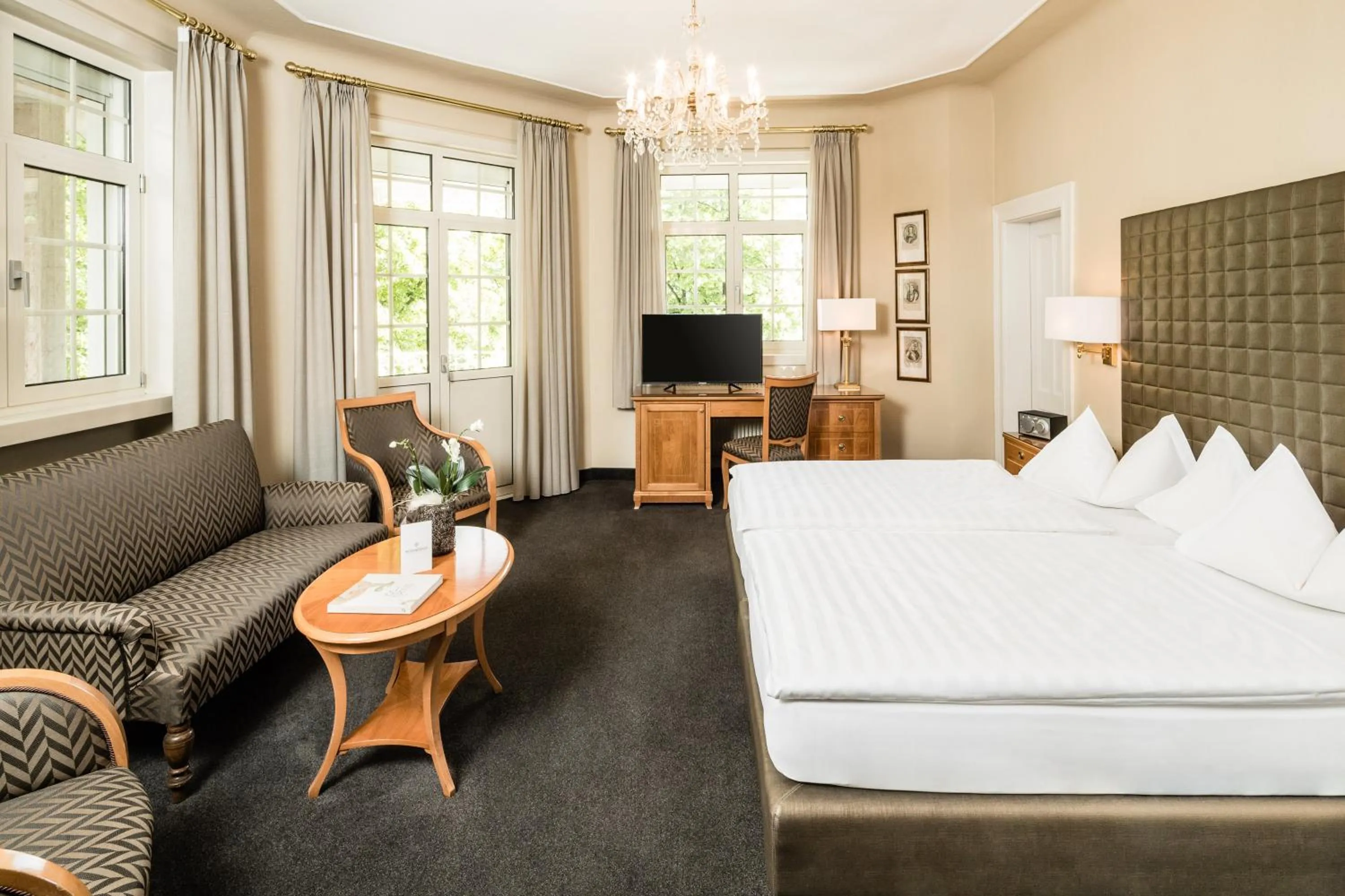 Photo of the whole room, Bed in Classic Hotel Meranerhof