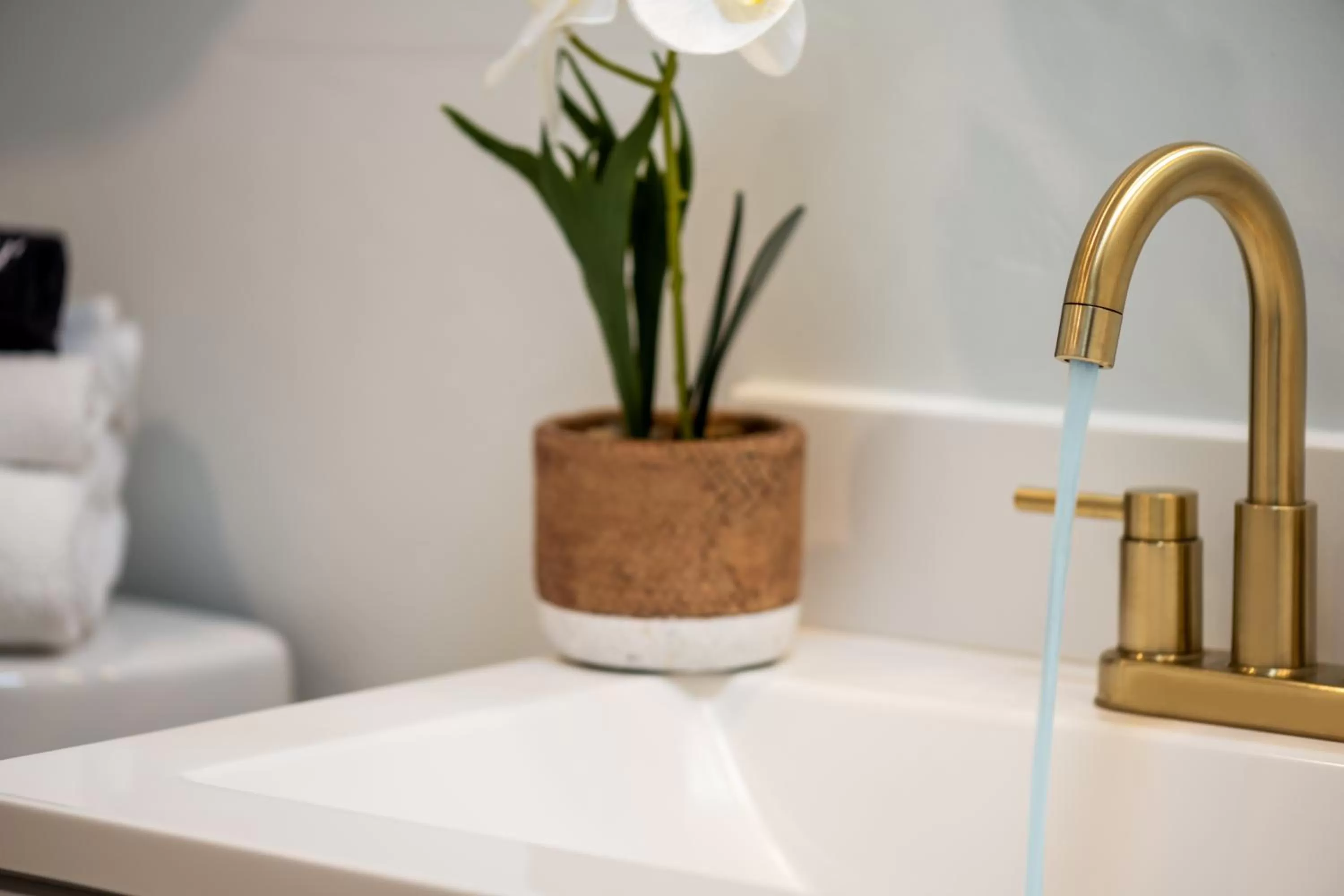 Bathroom in Adobe Rose Inn