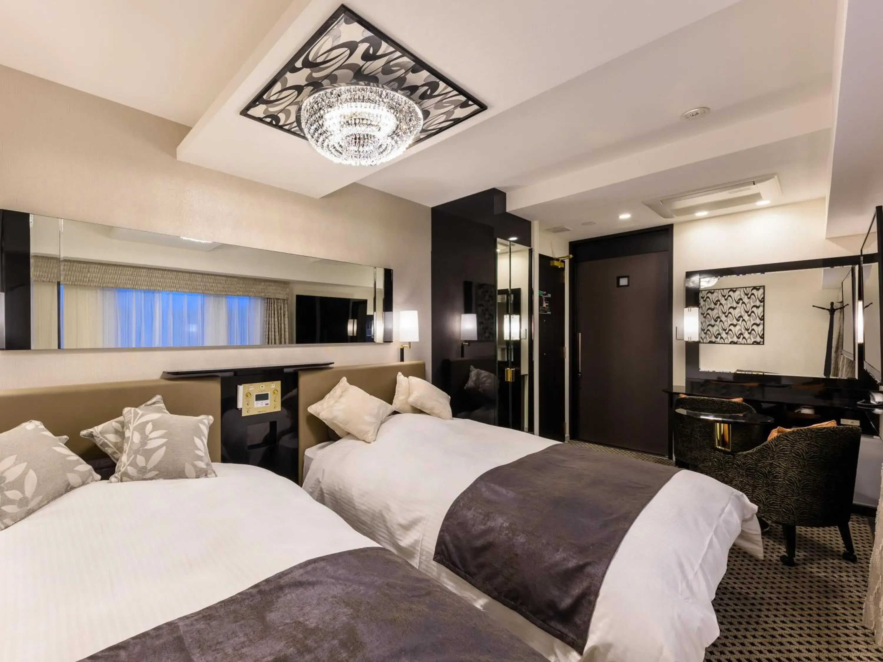 Photo of the whole room, Bed in APA Hotel Hatchobori Shintomicho Photo of the whole room, Bed in APA Hotel Hatchobori Shintomicho