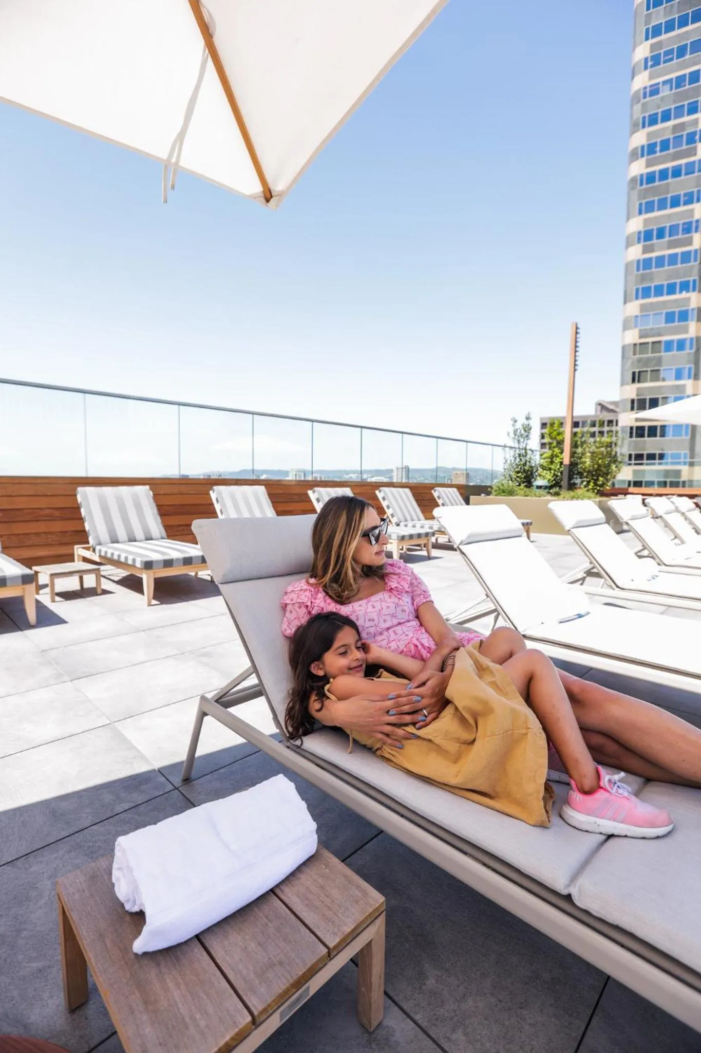 People in Fairmont Century Plaza Los Angeles at Beverly Hills