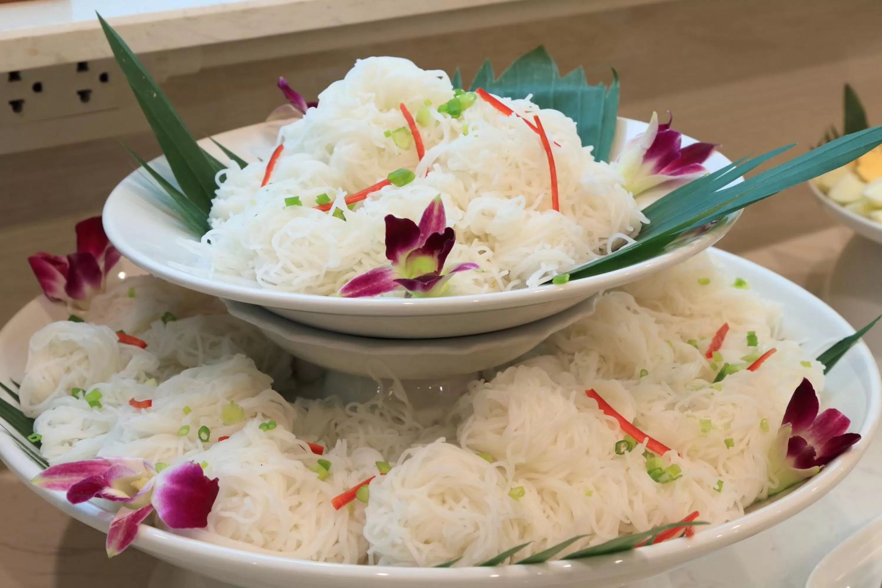 Asian breakfast in Grand Fortune Hotel Nakhon Si Thammarat