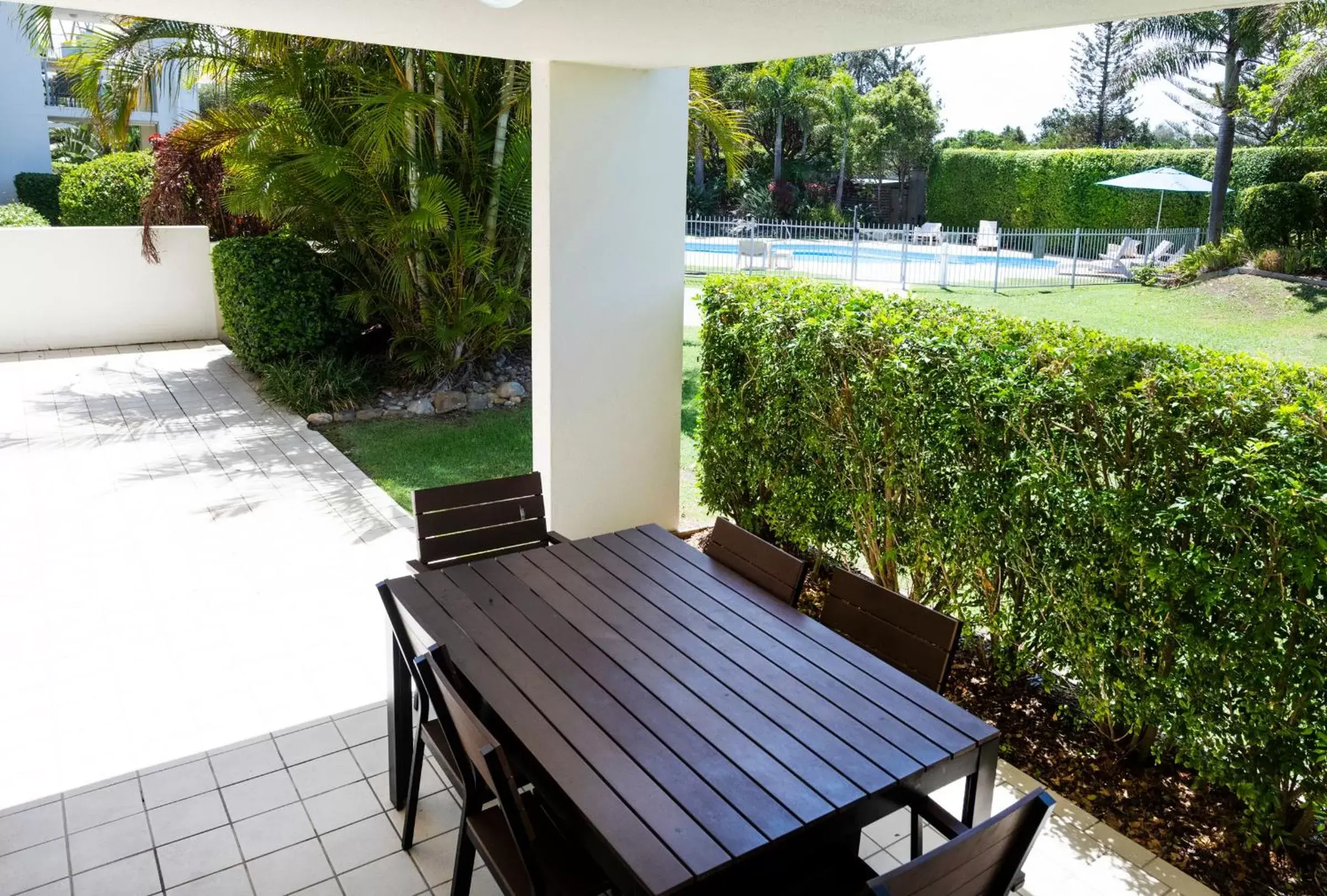 Patio in Pacific Marina Apartments