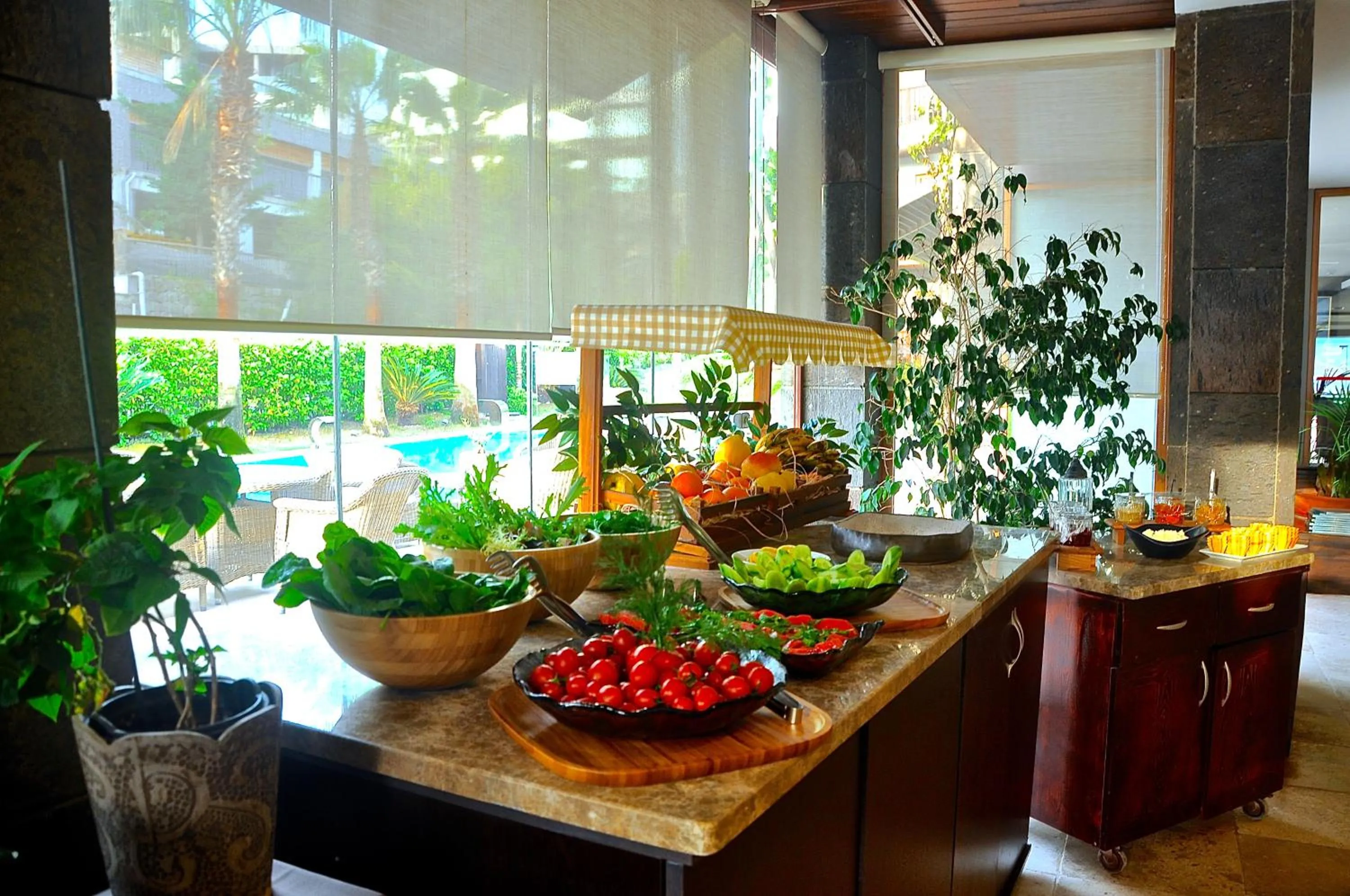 Buffet breakfast in Olira Boutique Hotel&SPA