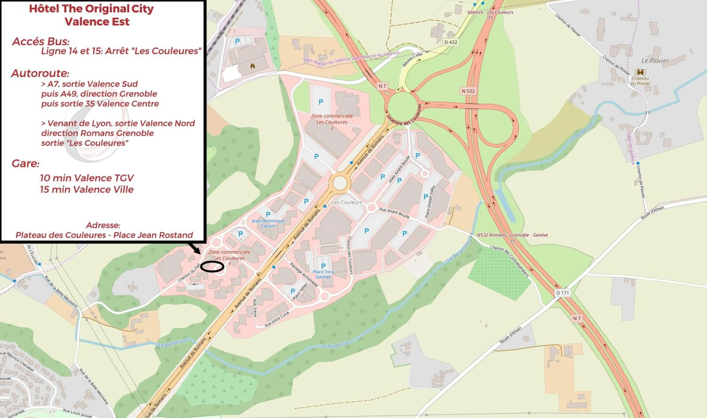 Off site in The Originals City, Hôtel Valence Est