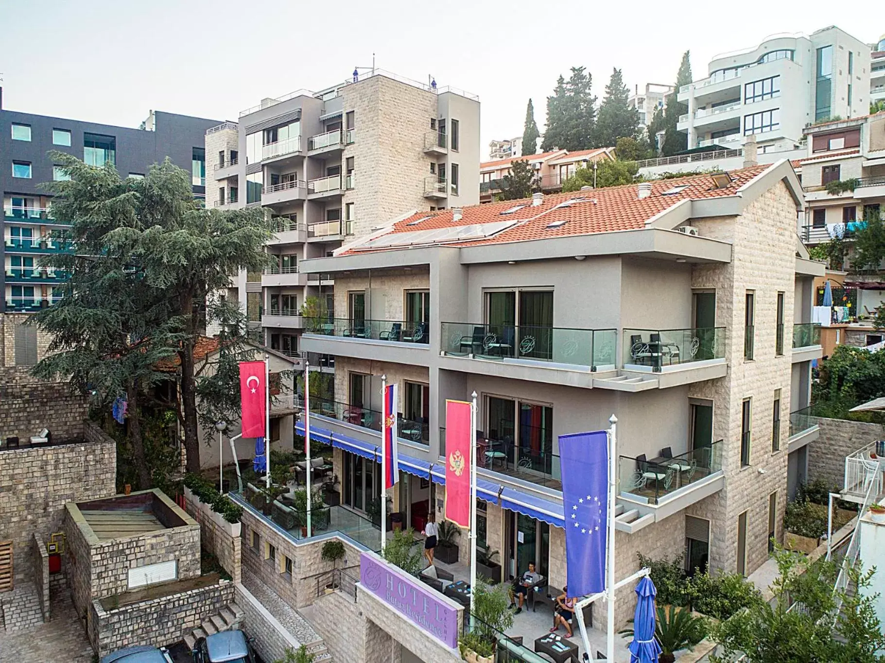 Property building, Pool View in Hotel Butua Residence