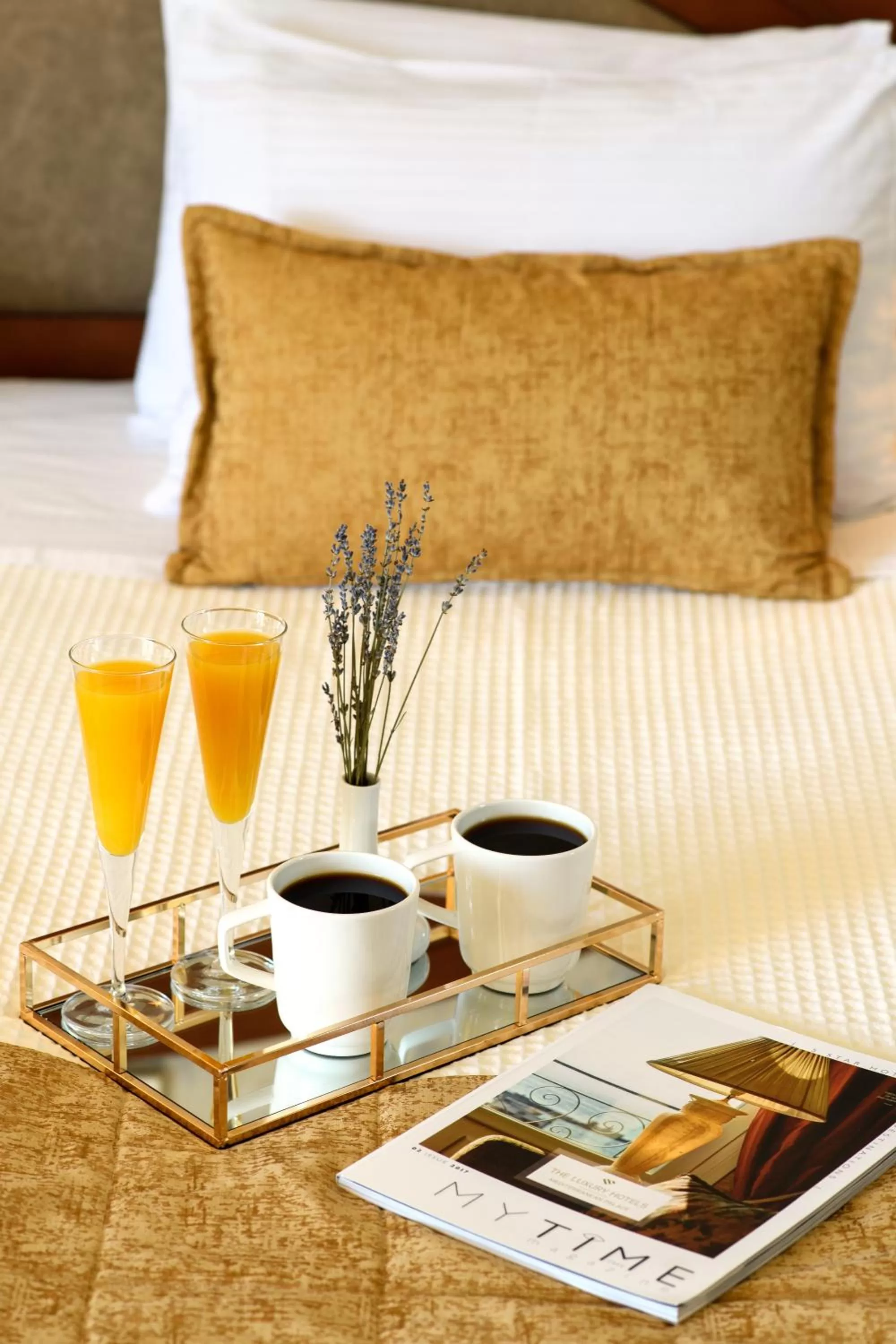Decorative detail, Bed in Mediterranean Palace
