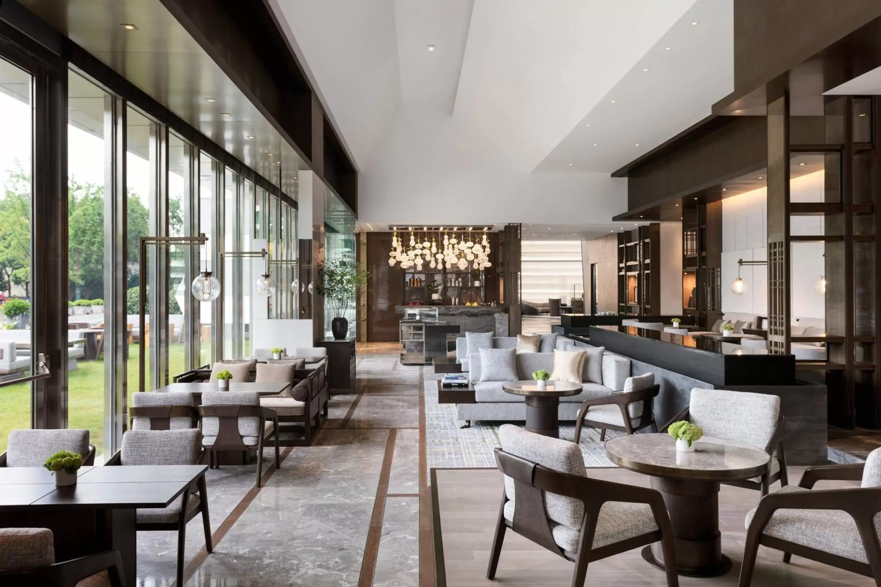 Lounge or bar, Restaurant/Places to Eat in JW Marriott Marquis Hotel Shanghai Pudong