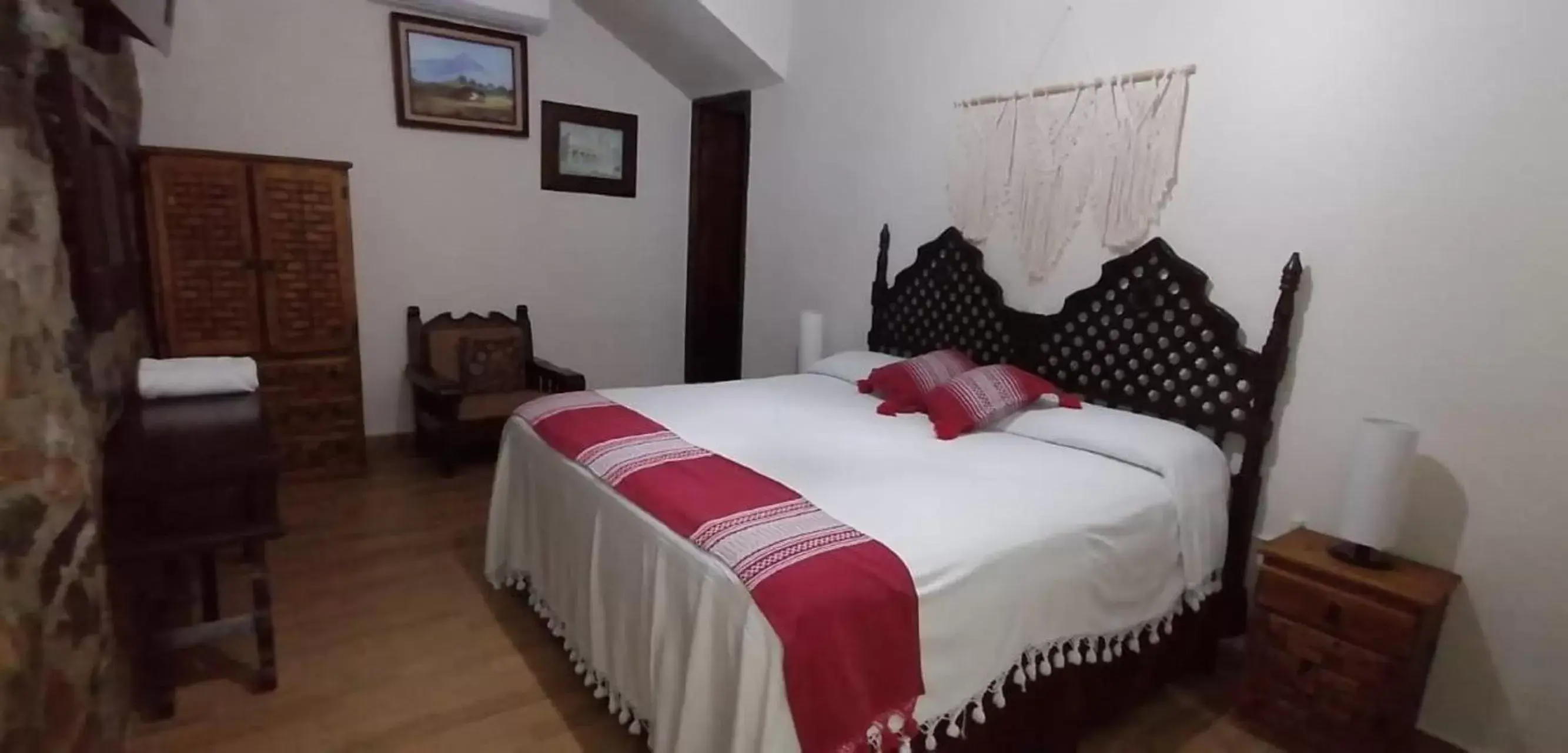 Bed in Grann Posada Xilitla