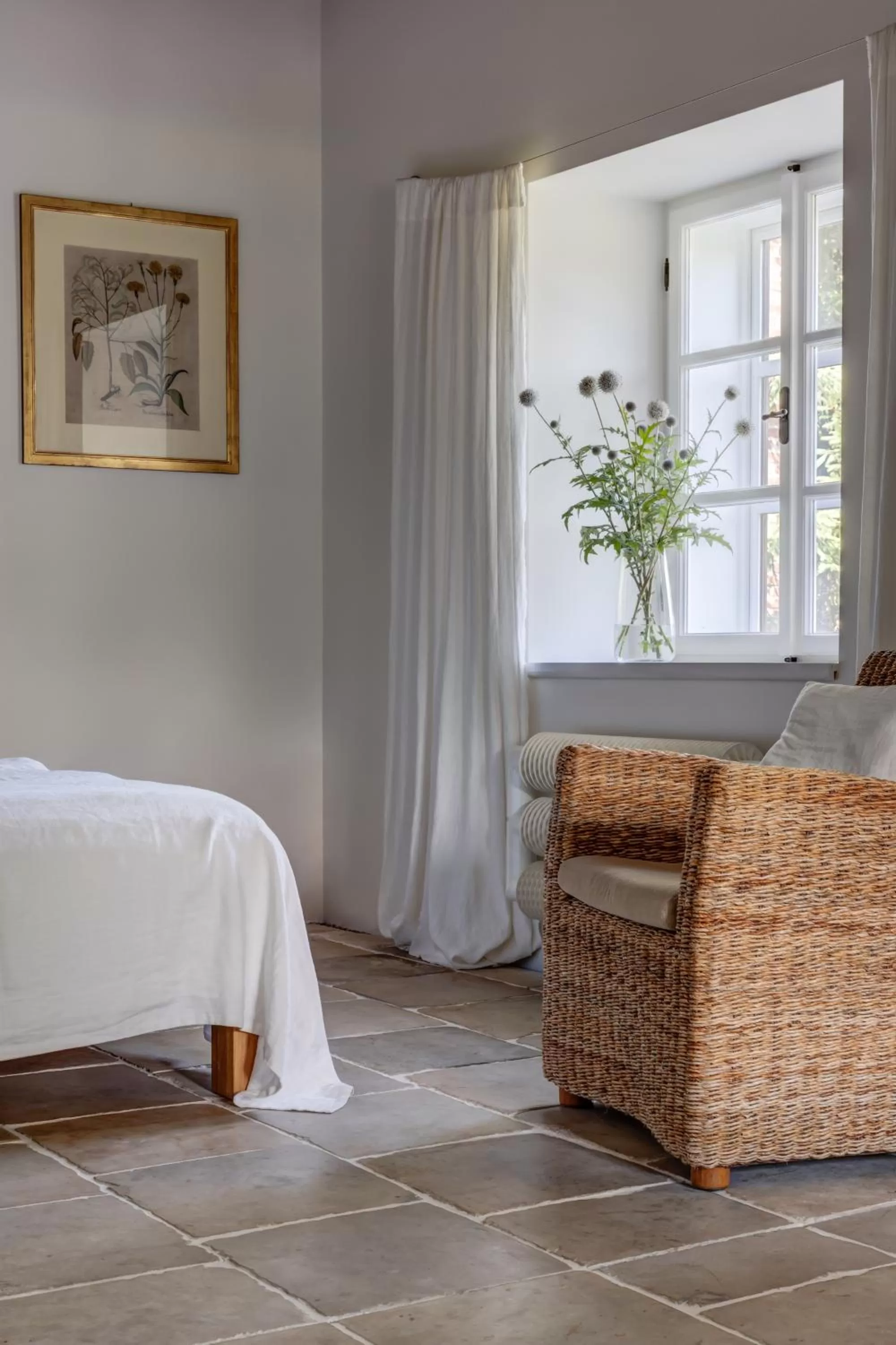 Living room, Bed in Mezi plůtky boutique dům