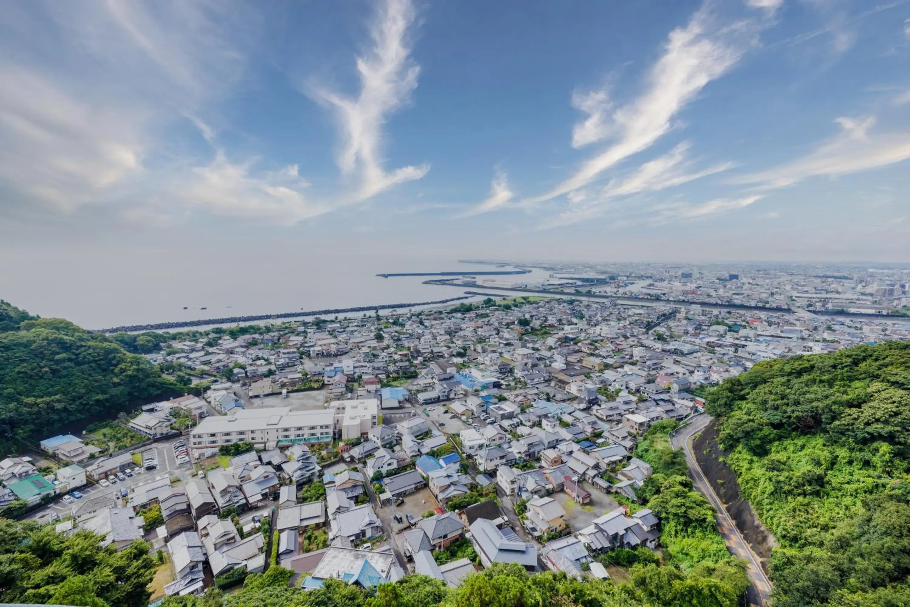 View (from property/room), Bird's-eye View in Kanpo no Yado Yaizu