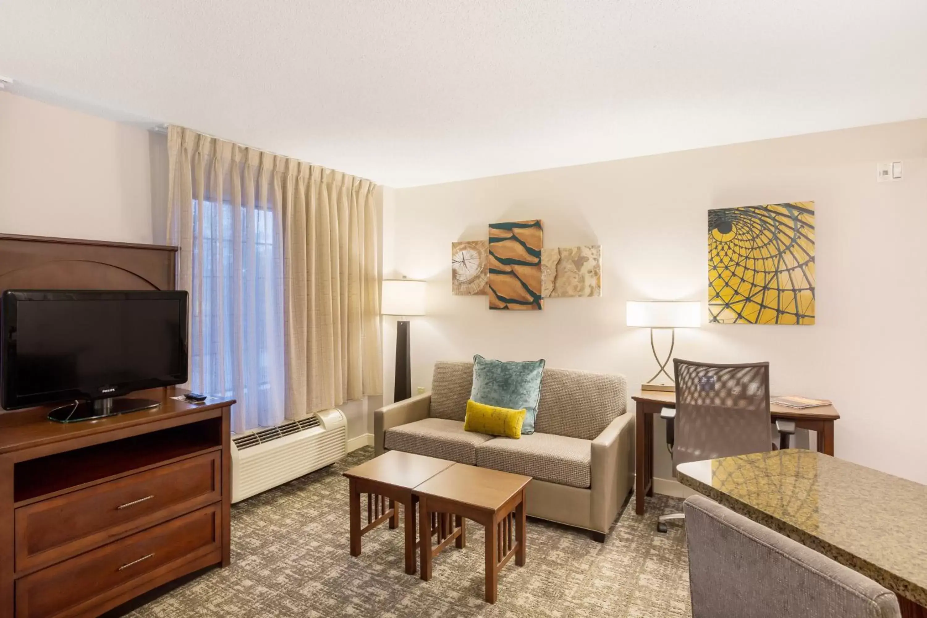 TV and multimedia, Seating Area in Staybridge Suites Chesapeake-Virginia Beach, an IHG Hotel