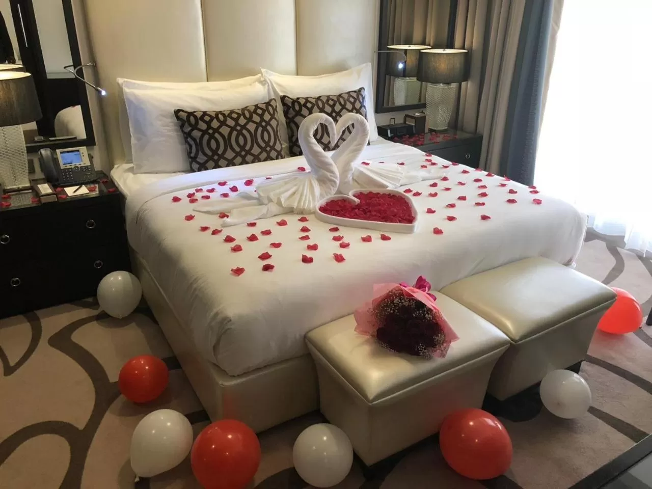 Decorative detail, Bed in Voco - Riyadh by IHG