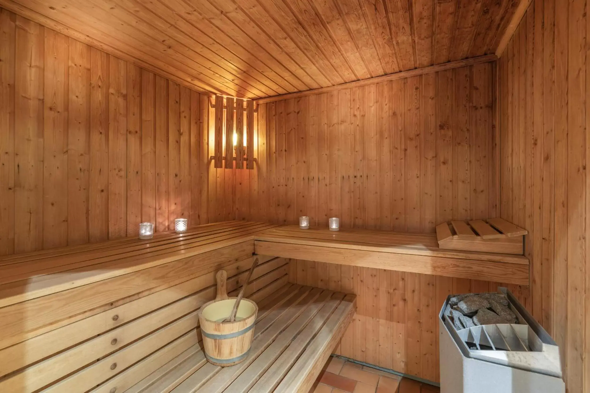 Sauna in Hotel Les Arolles