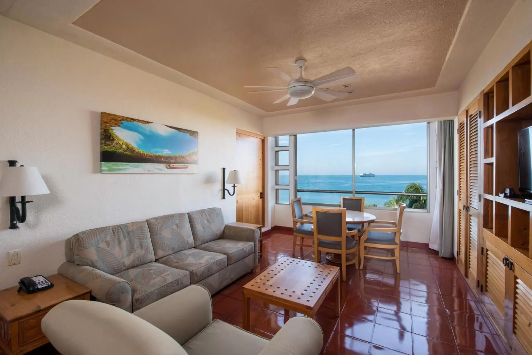 Living room, Seating Area in Club Regina Puerto Vallarta