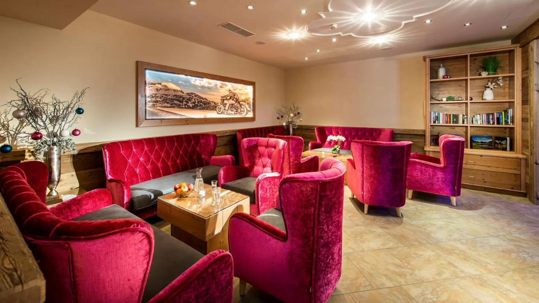 Lobby or reception in Grizzly Sport & Motorrad Resort