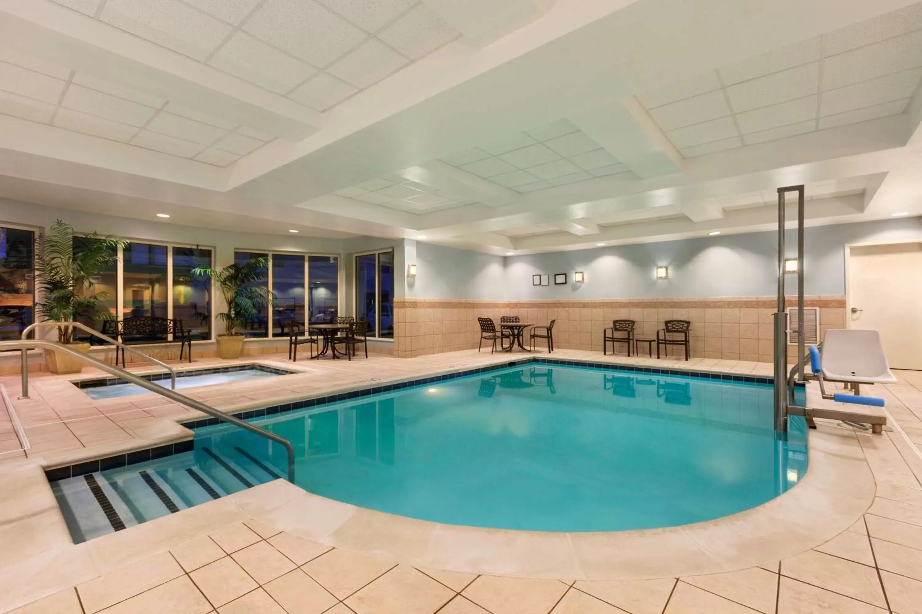 Pool view, Swimming Pool in Hilton Garden Inn Dulles North