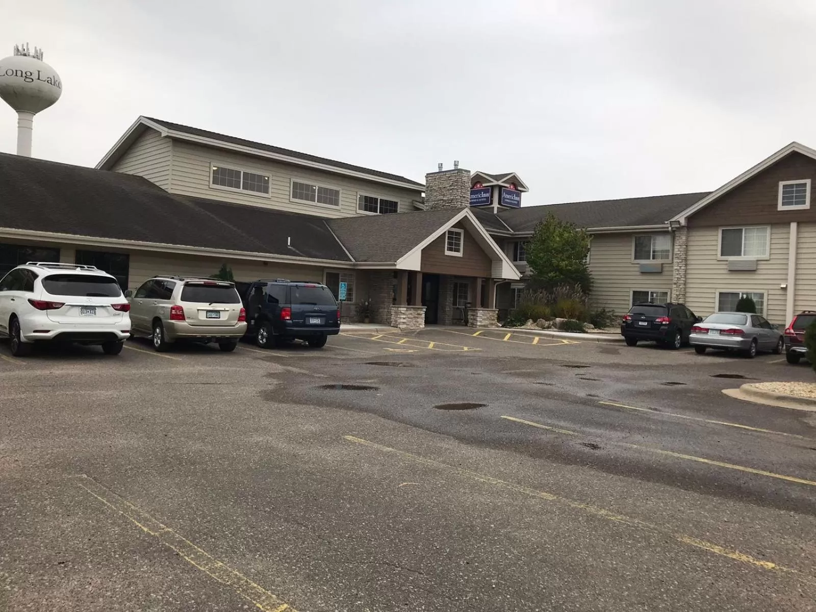 Property building in AmericInn by Wyndham Hotel and Suites Long Lake