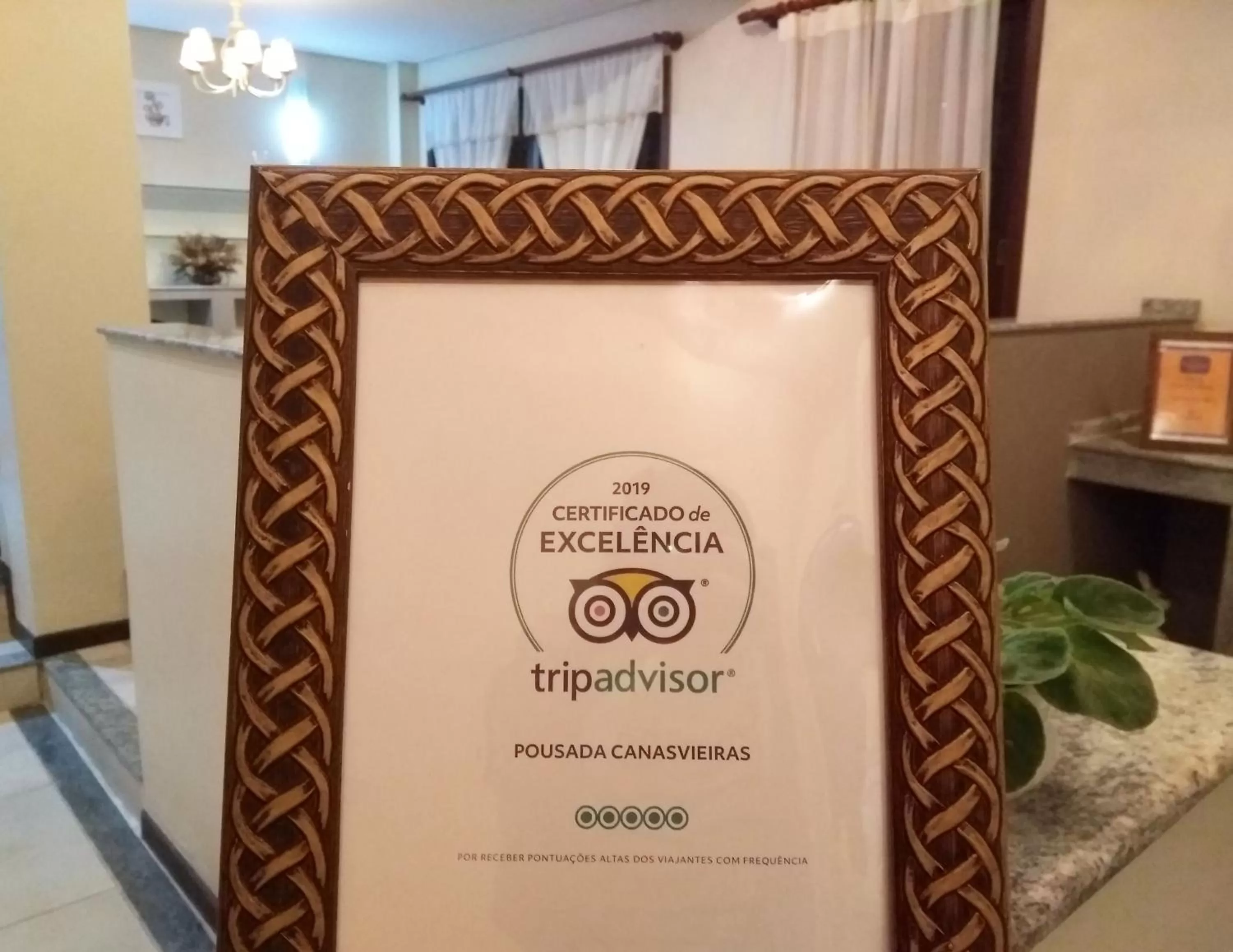 Certificate/Award in Pousada Canasvieiras