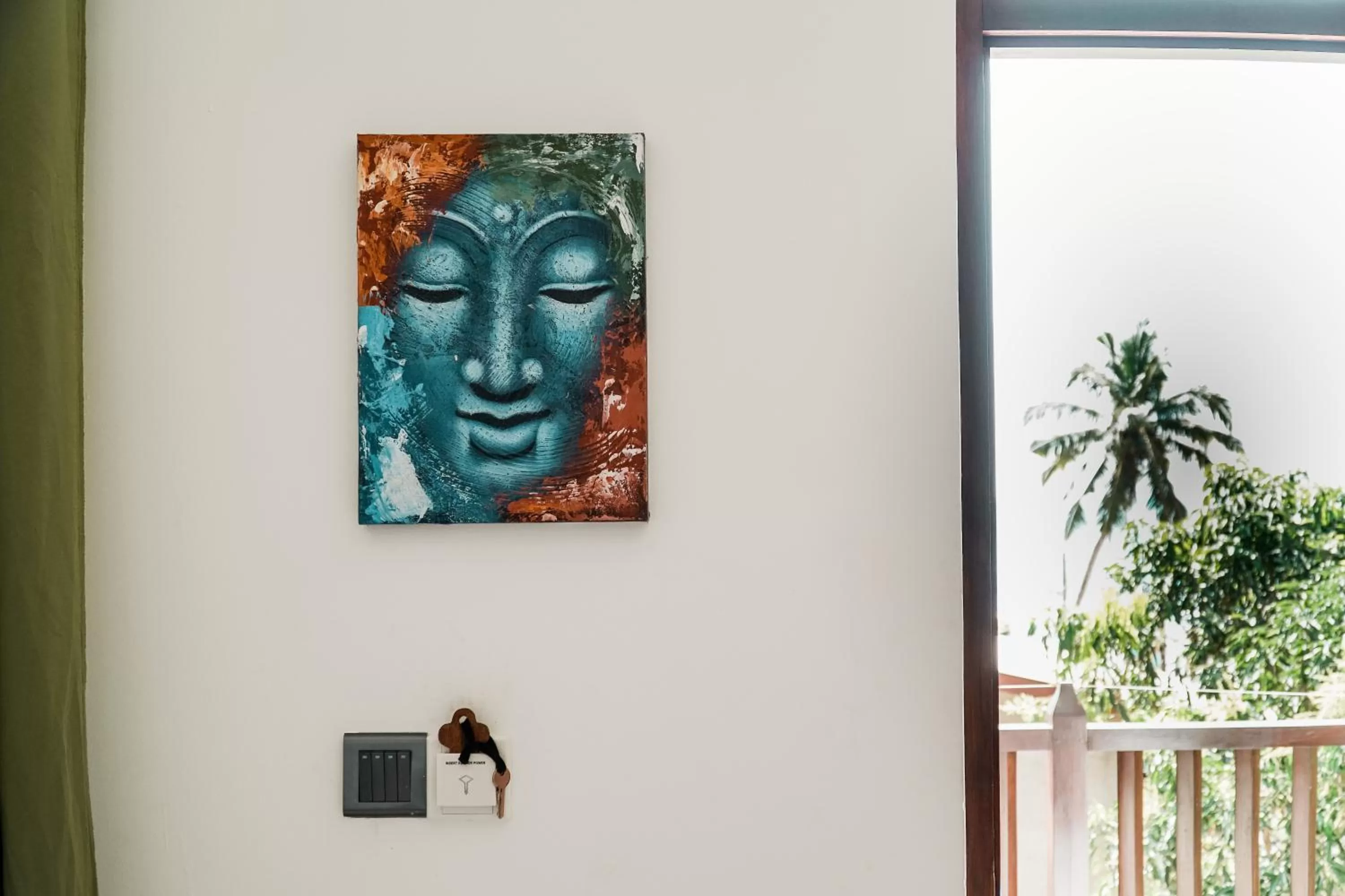 Decorative detail in Lucky's Surf Camp