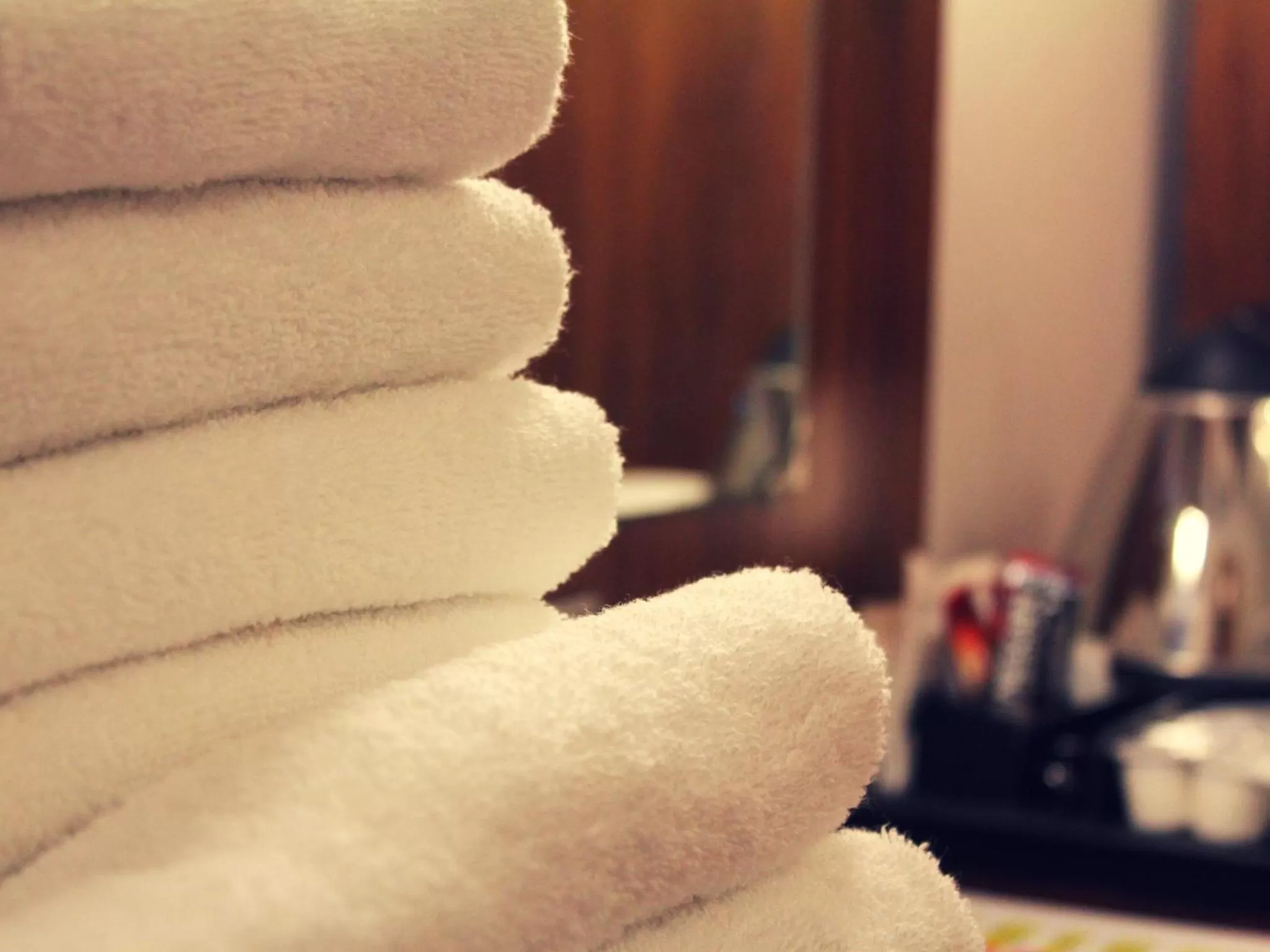 towels, Bed in The Royal Boston Hotel by Compass Hospitality