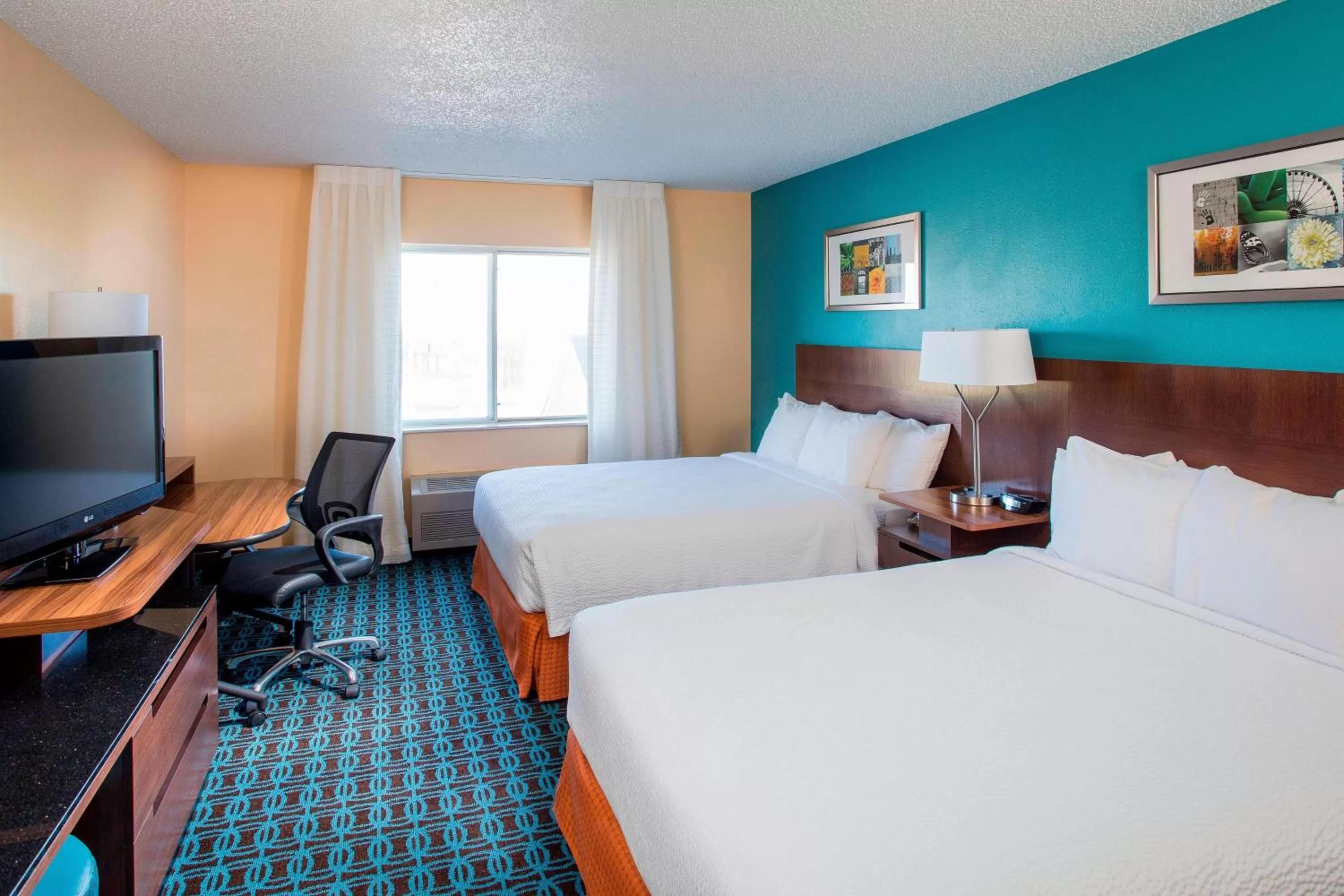 Photo of the whole room, Bed in Fairfield Inn & Suites Cheyenne
