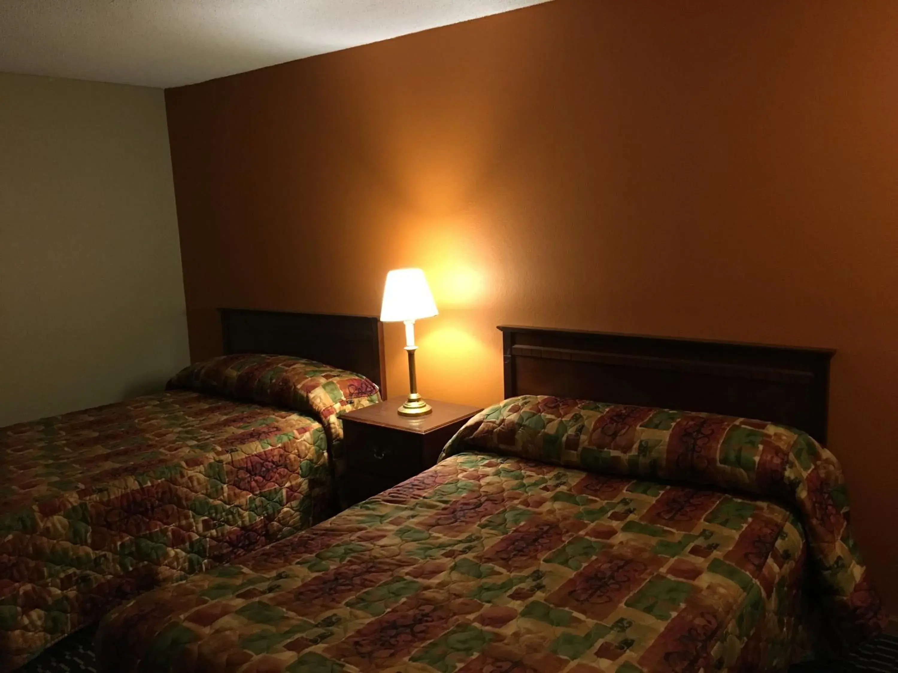 Bed in Knights Inn Merrillville