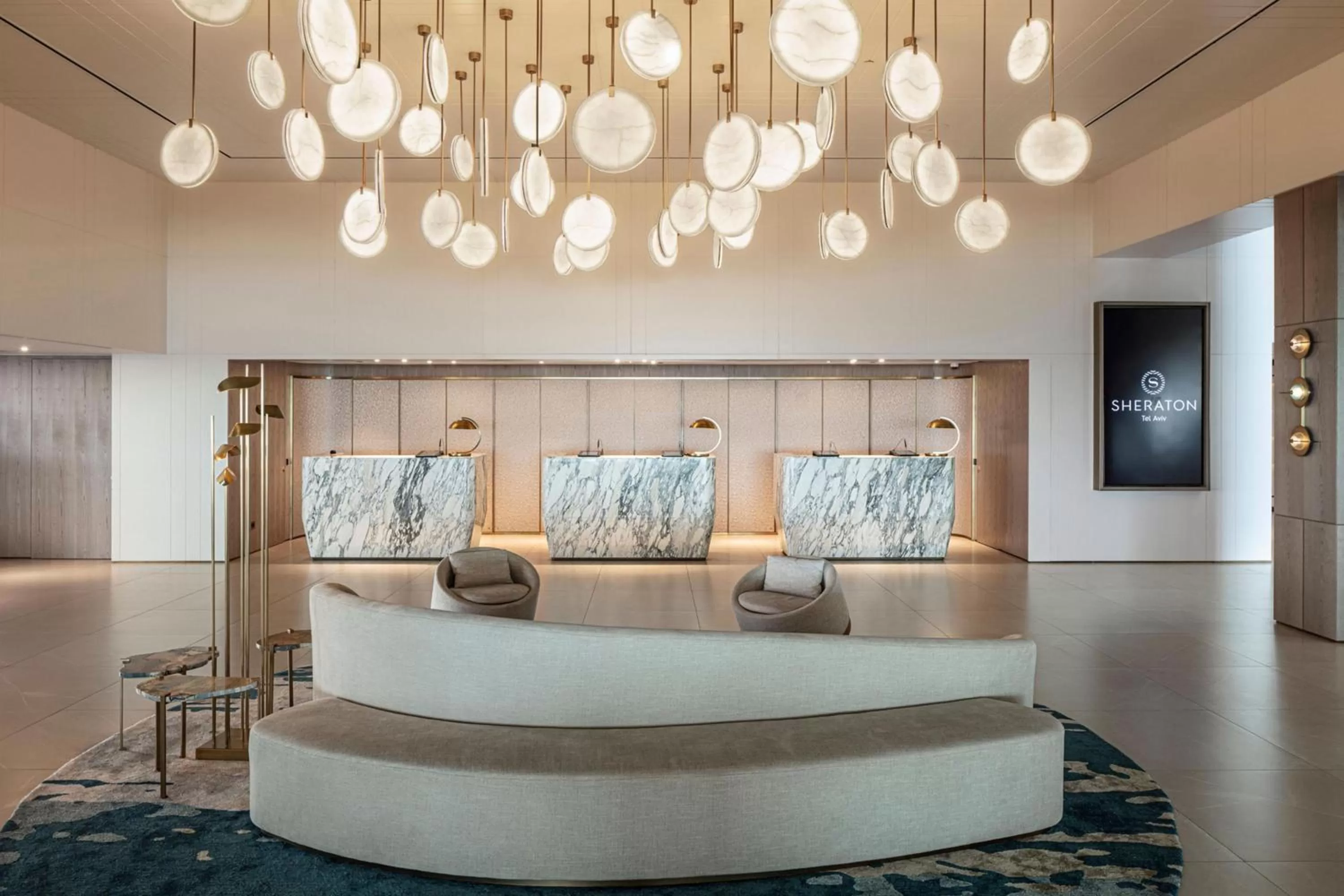 Lobby or reception in Sheraton Grand Tel Aviv