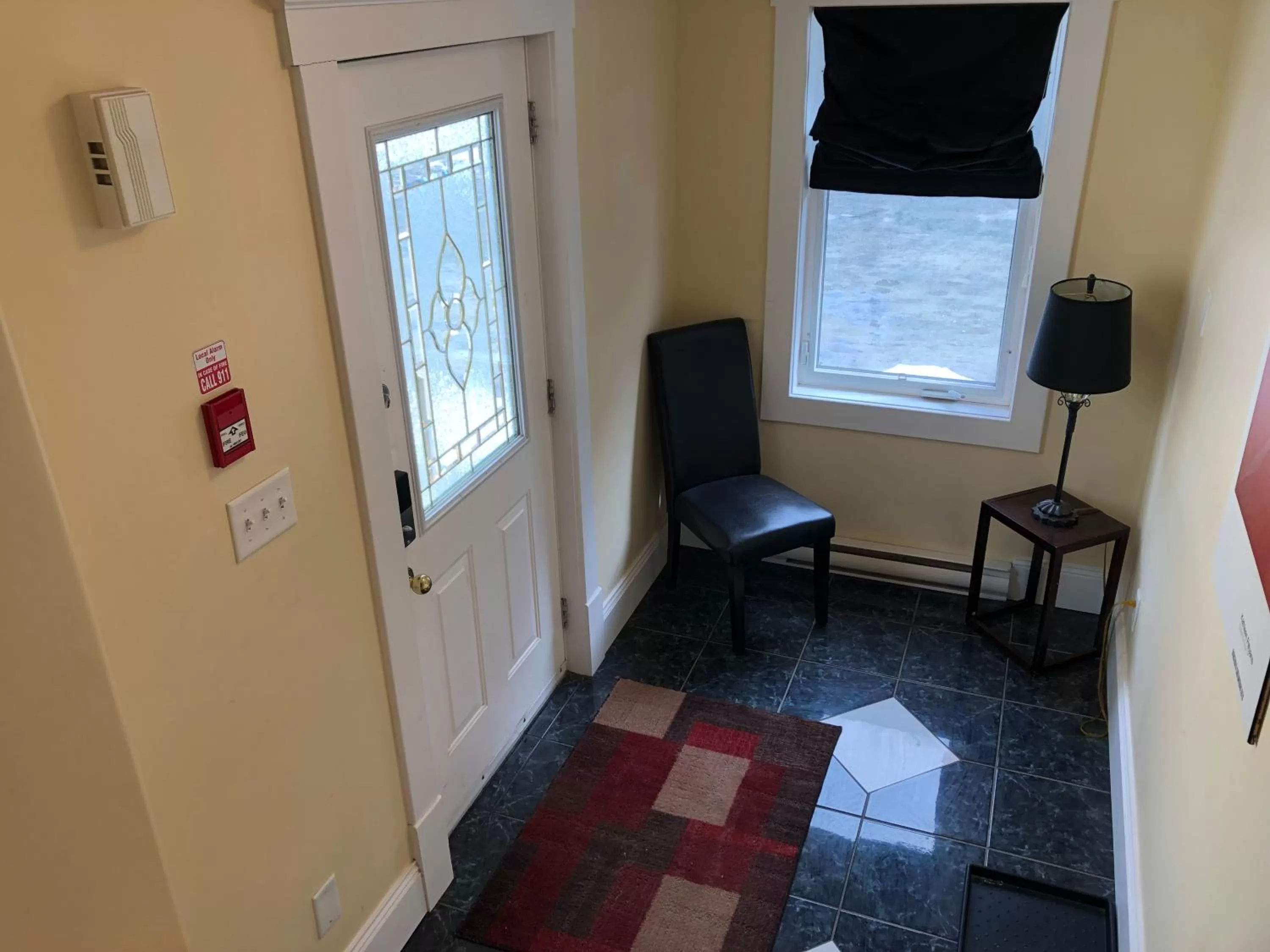 Facade/entrance in Leaside Manor