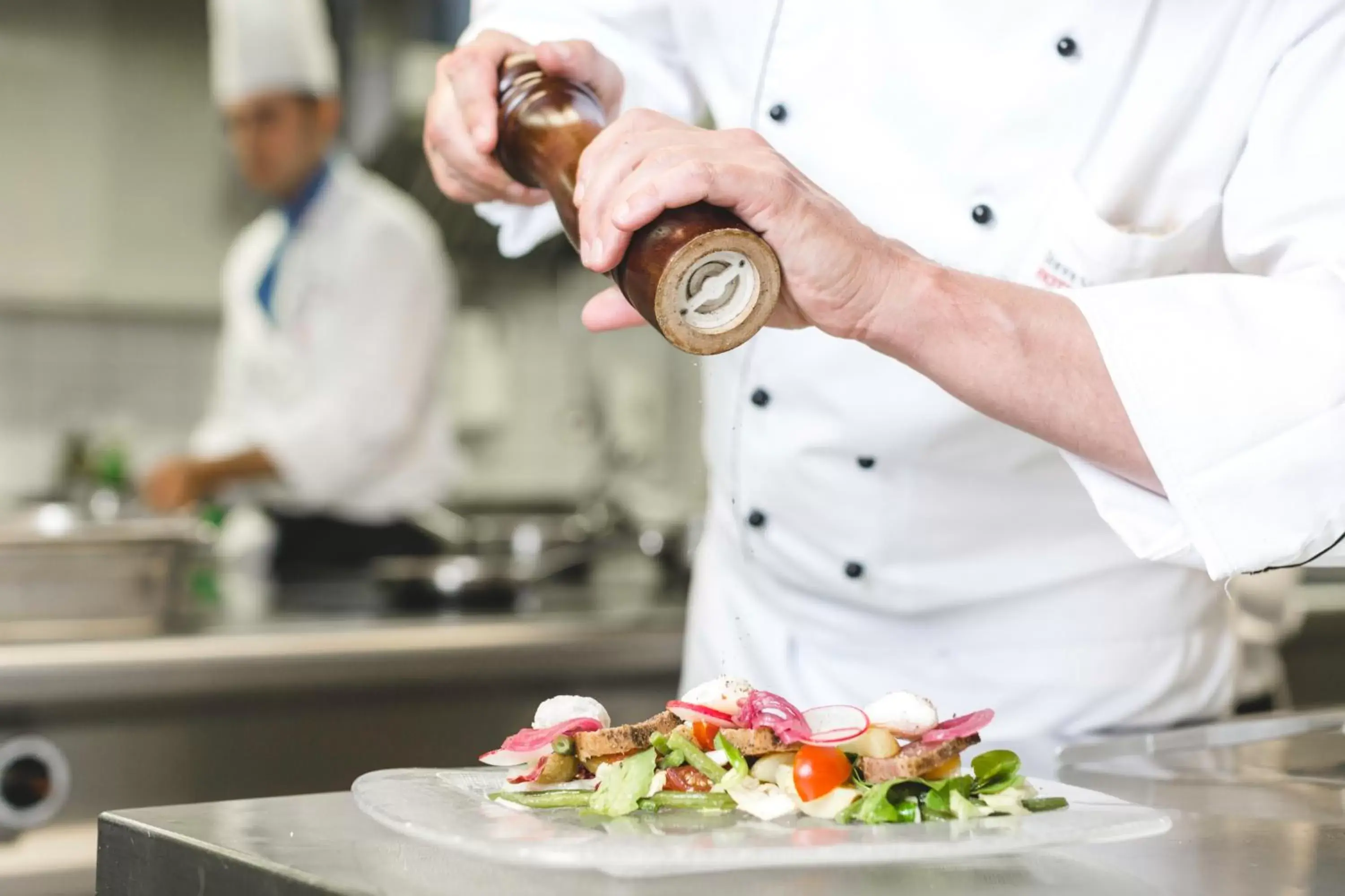 Staff, Food in Hotel Laudinella