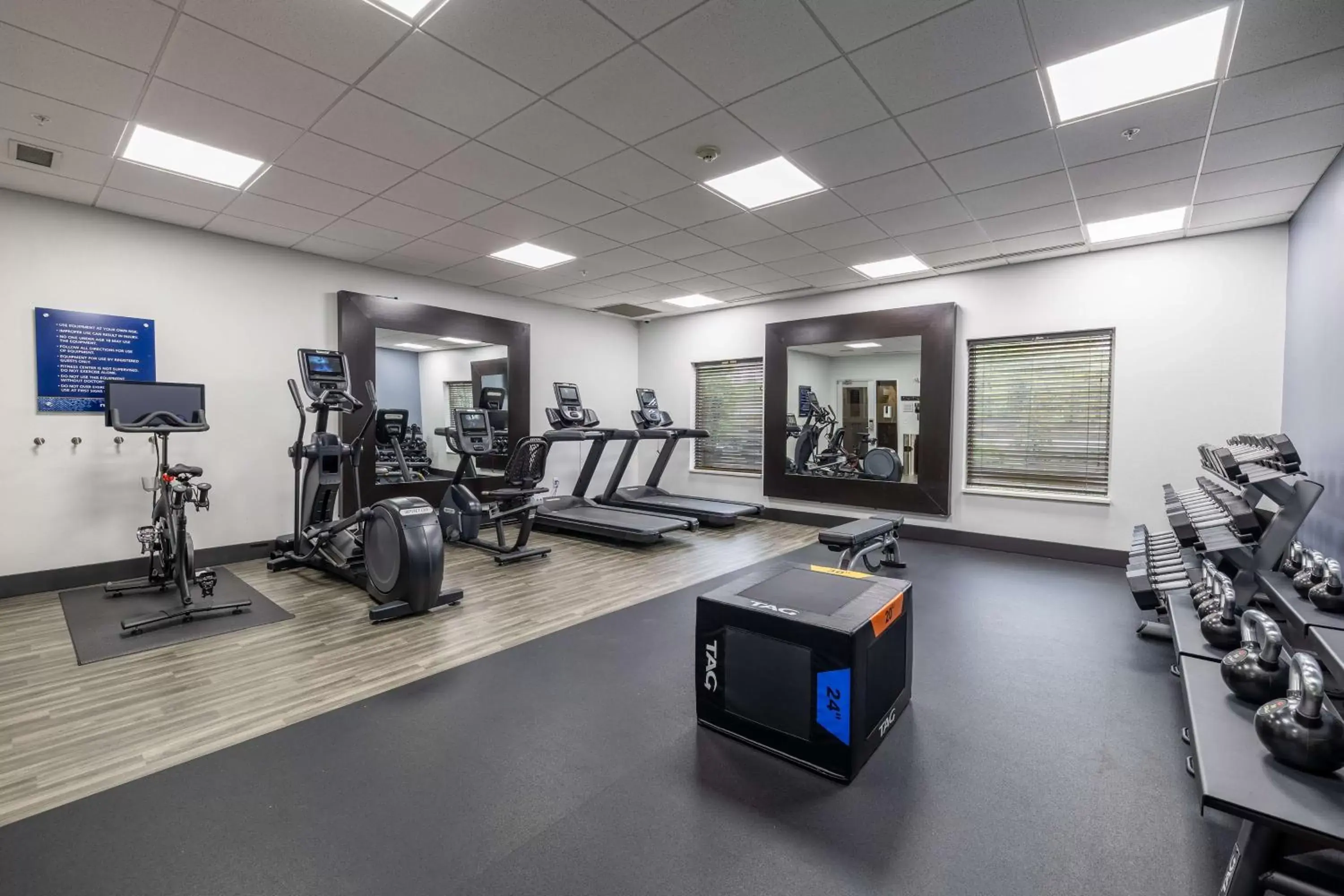 Fitness centre/facilities, Fitness Center/Facilities in Hampton Inn & Suites Greensboro/Coliseum Area