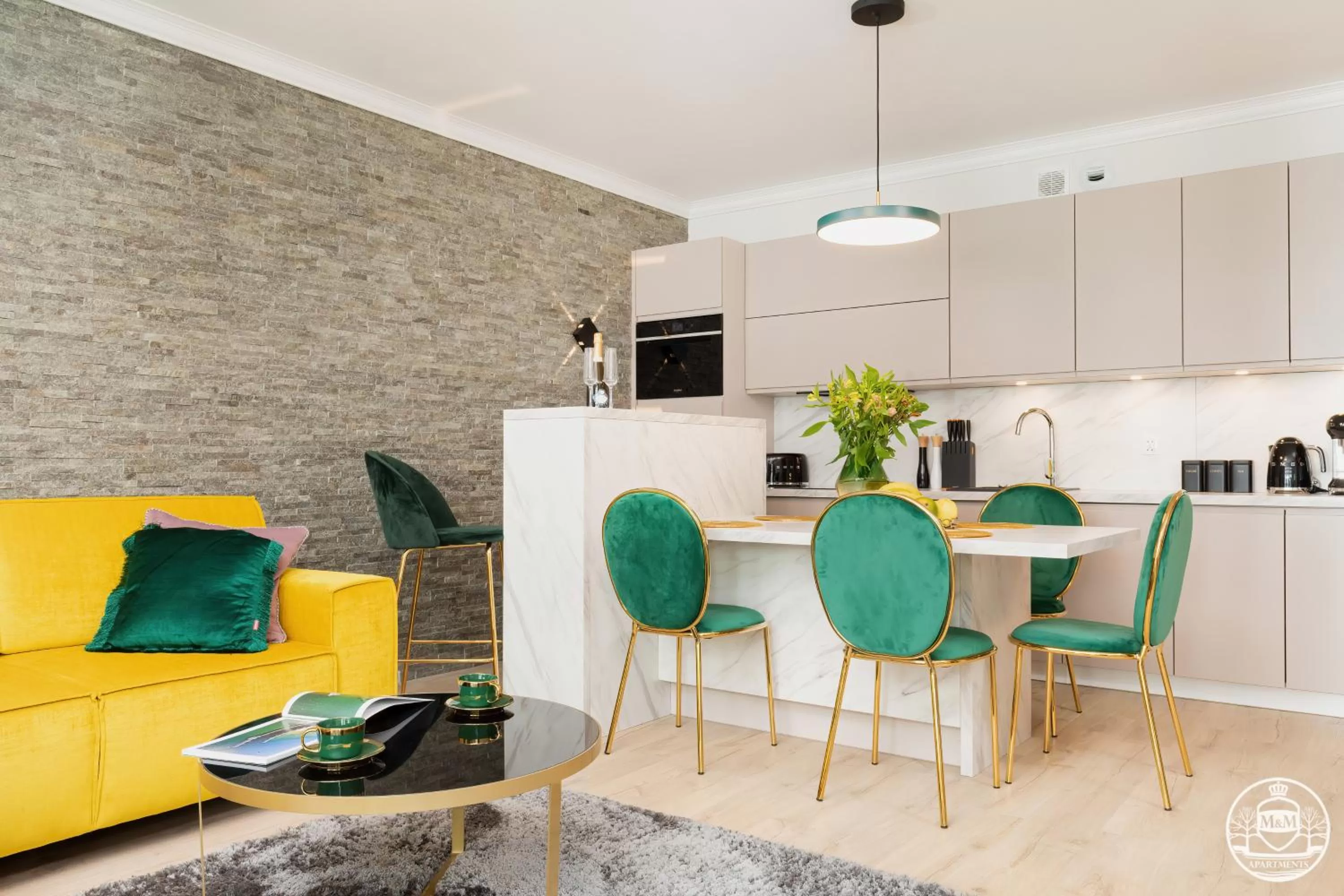 kitchen in M&M-Spa&Art Bali, Nadmorskie Tarasy