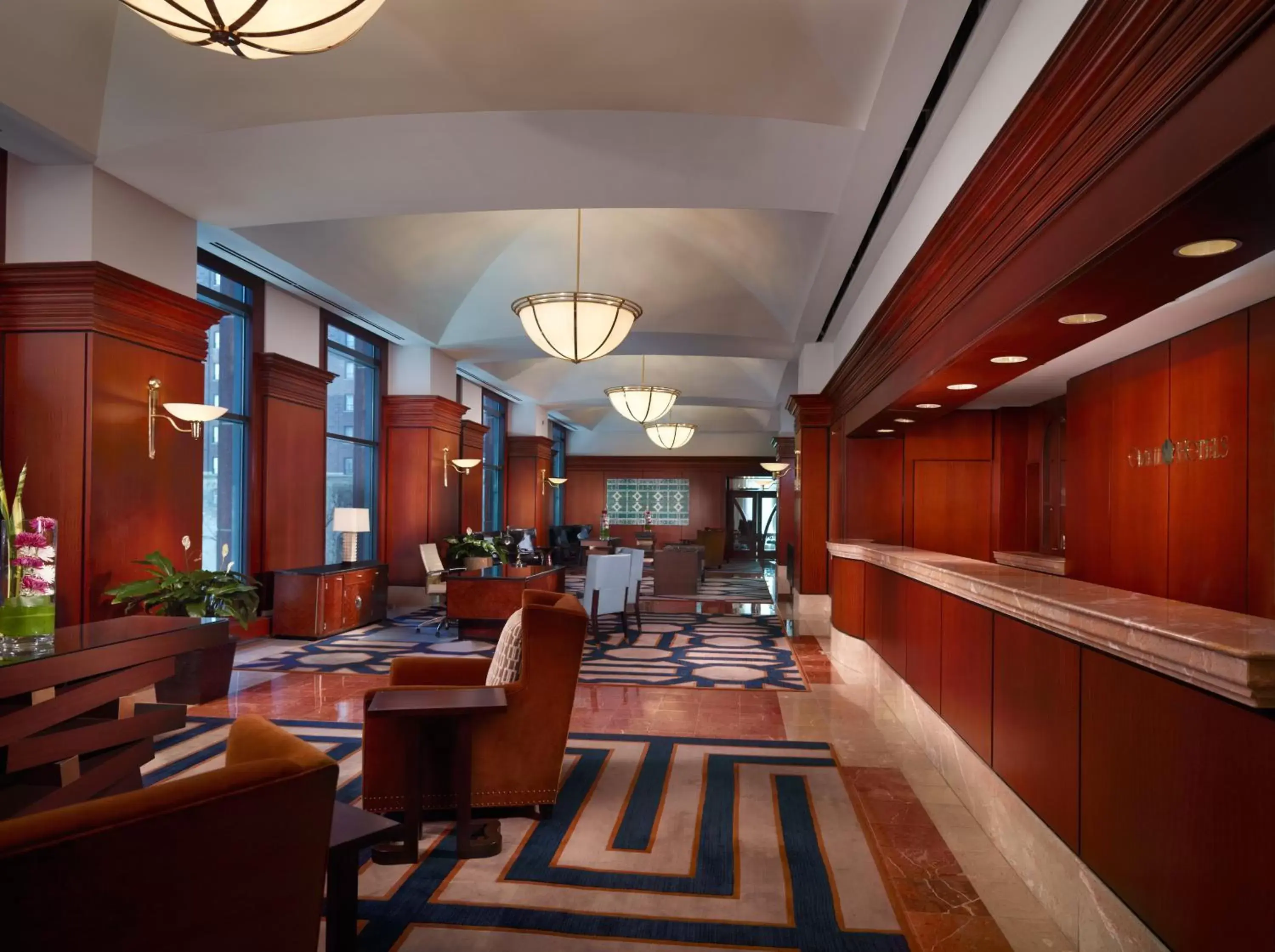 Lobby or reception in Omni Chicago All Suites Hotel-Magnificent Mile