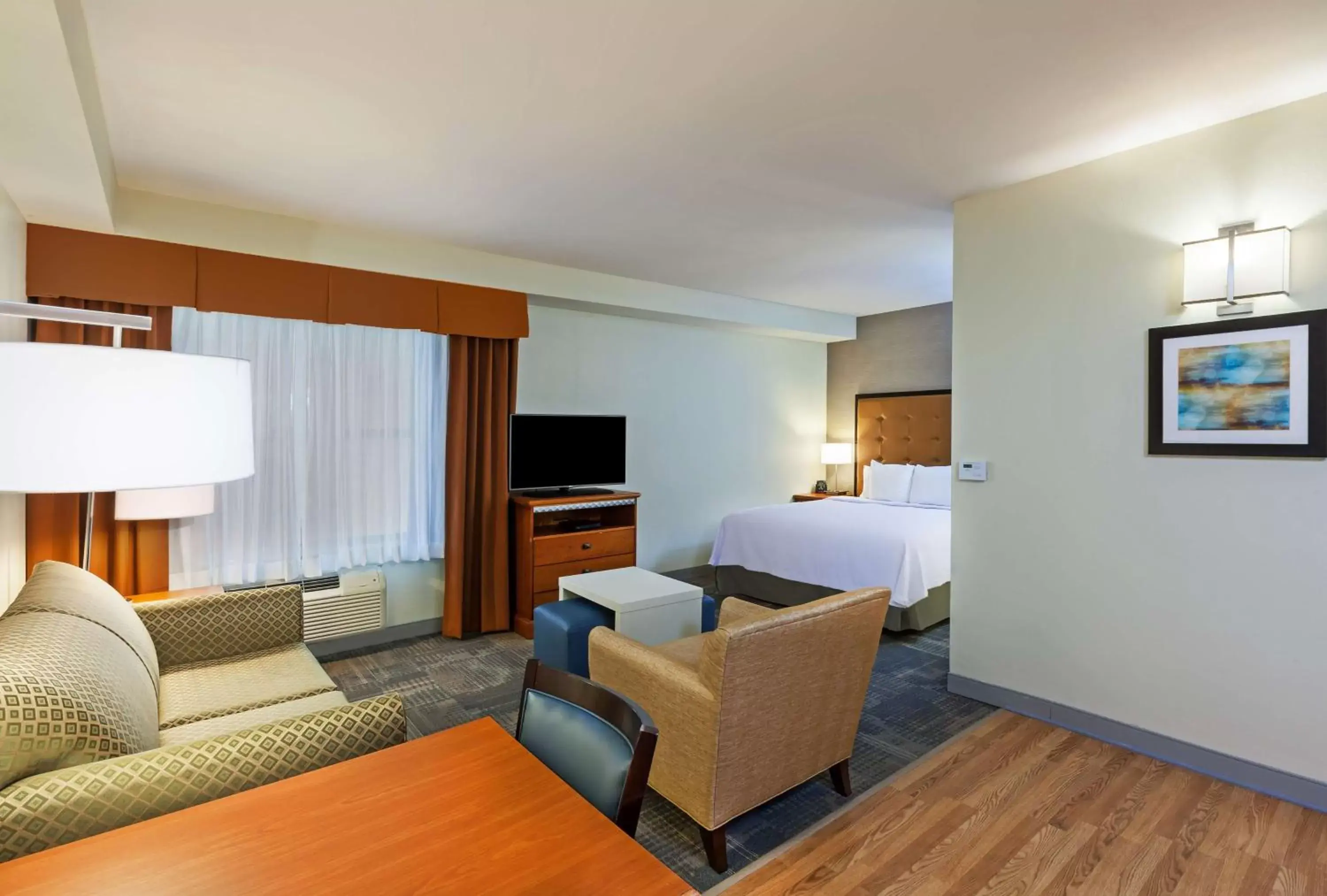 Bed, Seating Area in Homewood Suites by Hilton Brownsville