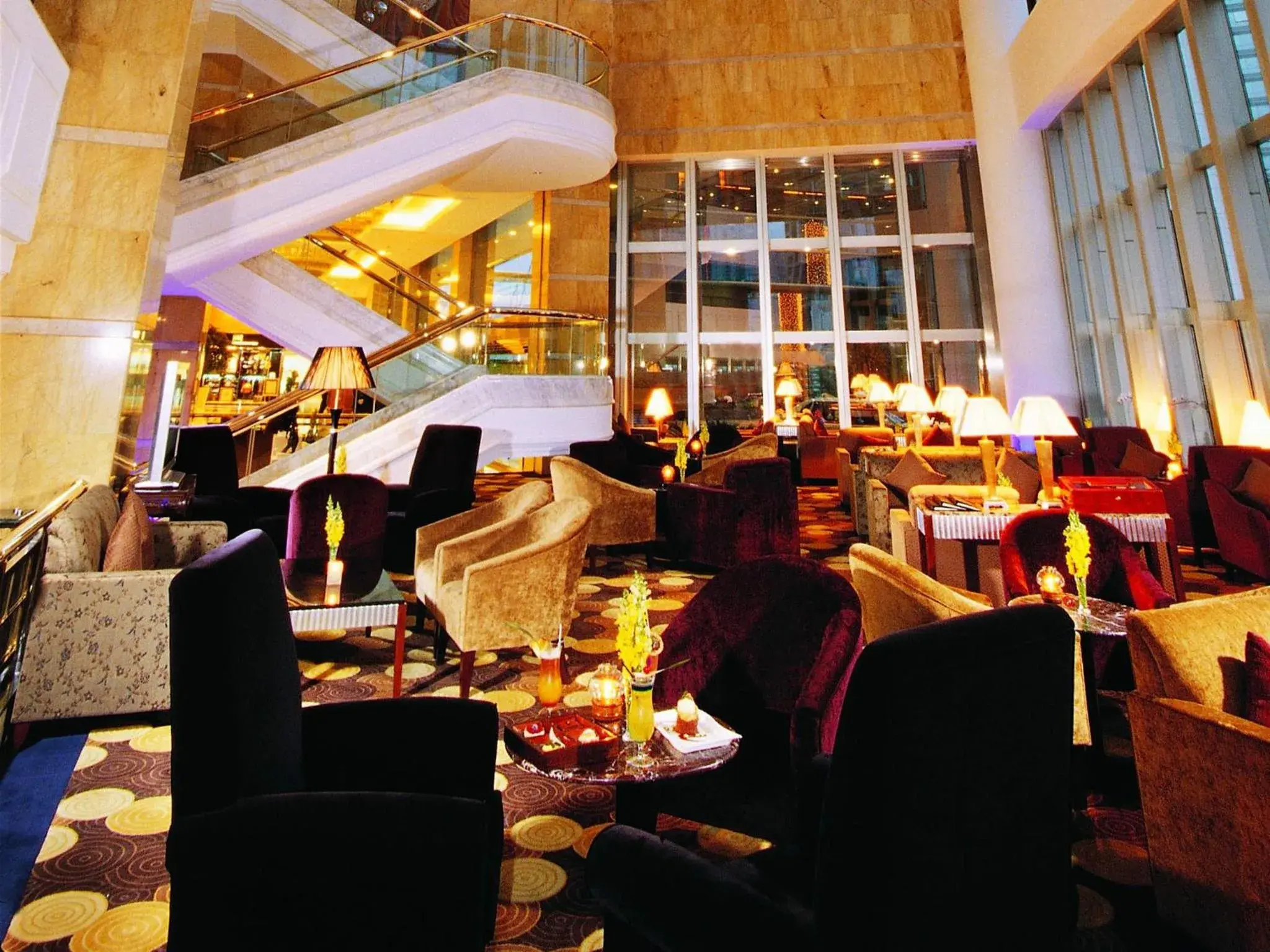 Lounge or bar, Restaurant/Places to Eat in Shanghai Grand Trustel Purple Mountain Hotel