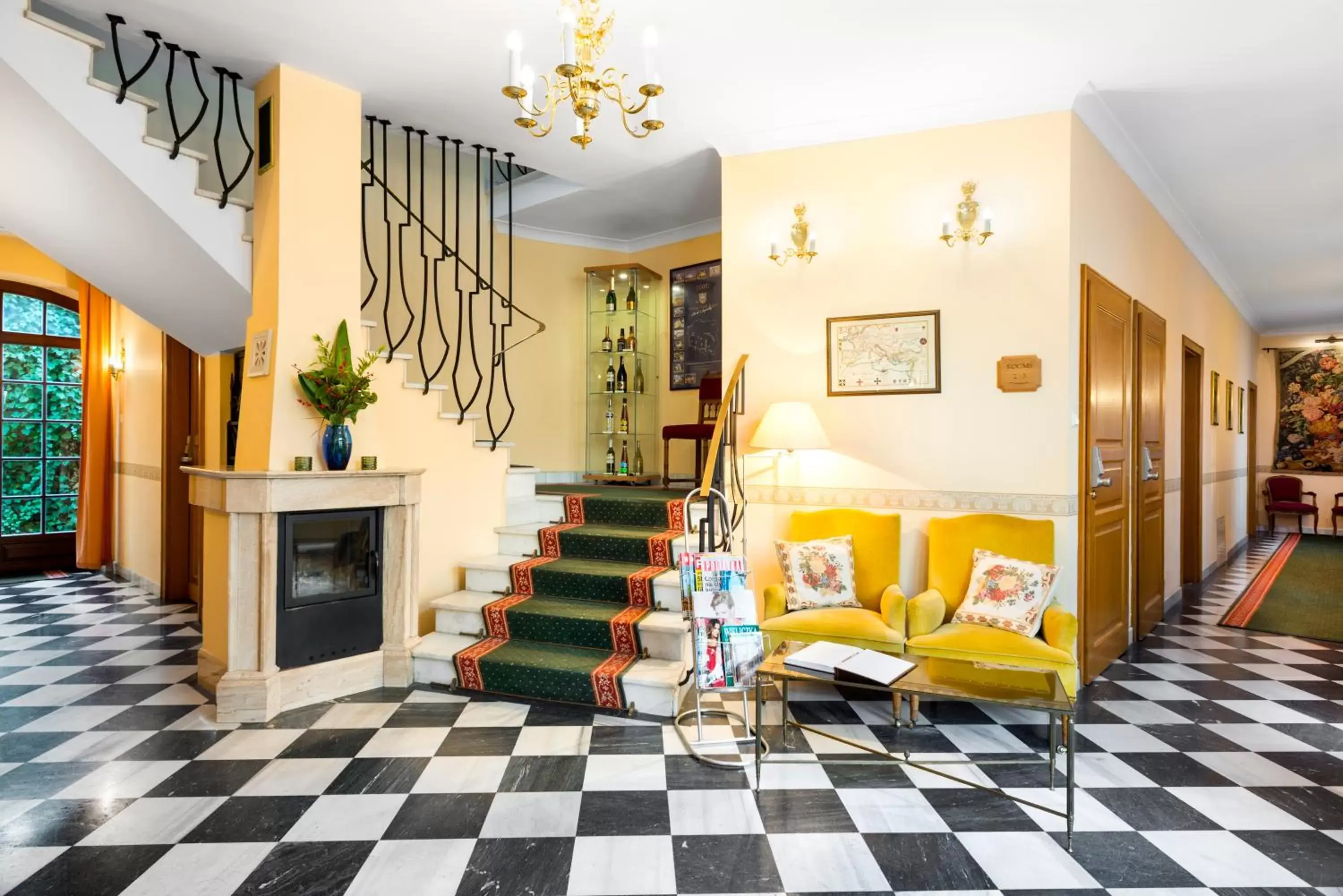 Lobby or reception in Hotel Maltański Lobby or reception in Hotel Maltański