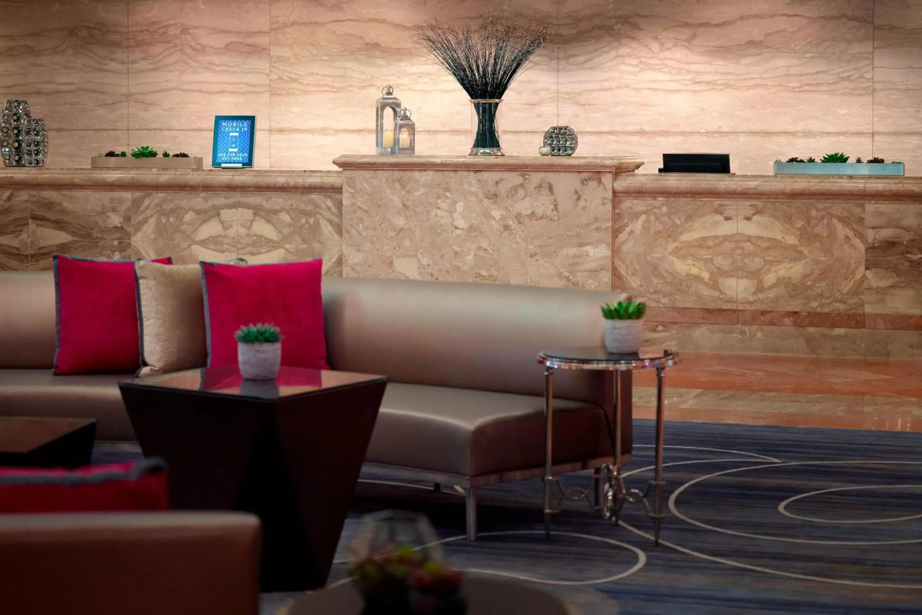 Lobby or reception, Lounge/Bar in Westfields Marriott Washington Dulles