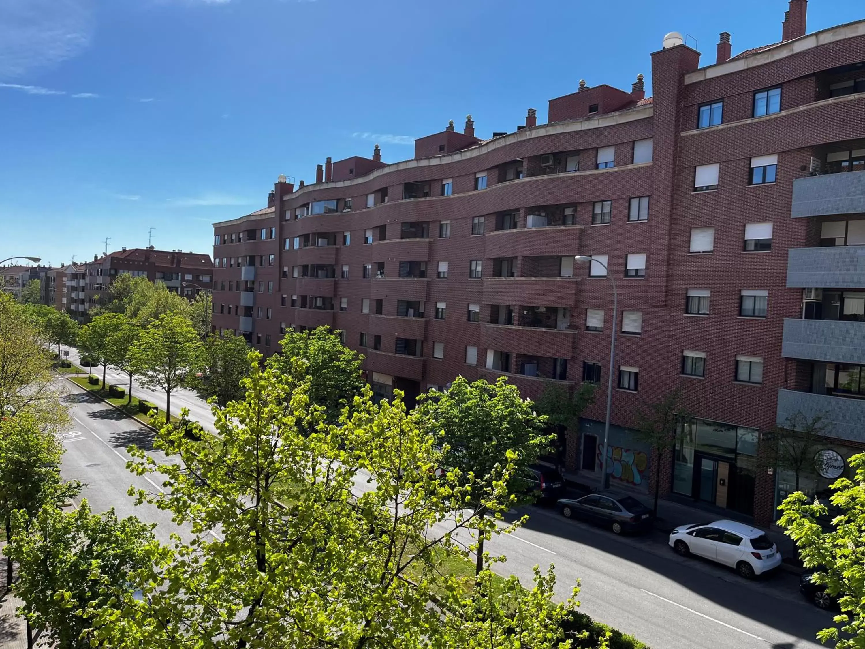 View (from property/room), Property Building in Hotel Logroño Parque