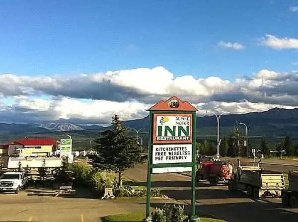 Property Logo/Sign in Alpine Lodge Motel & Restaurant